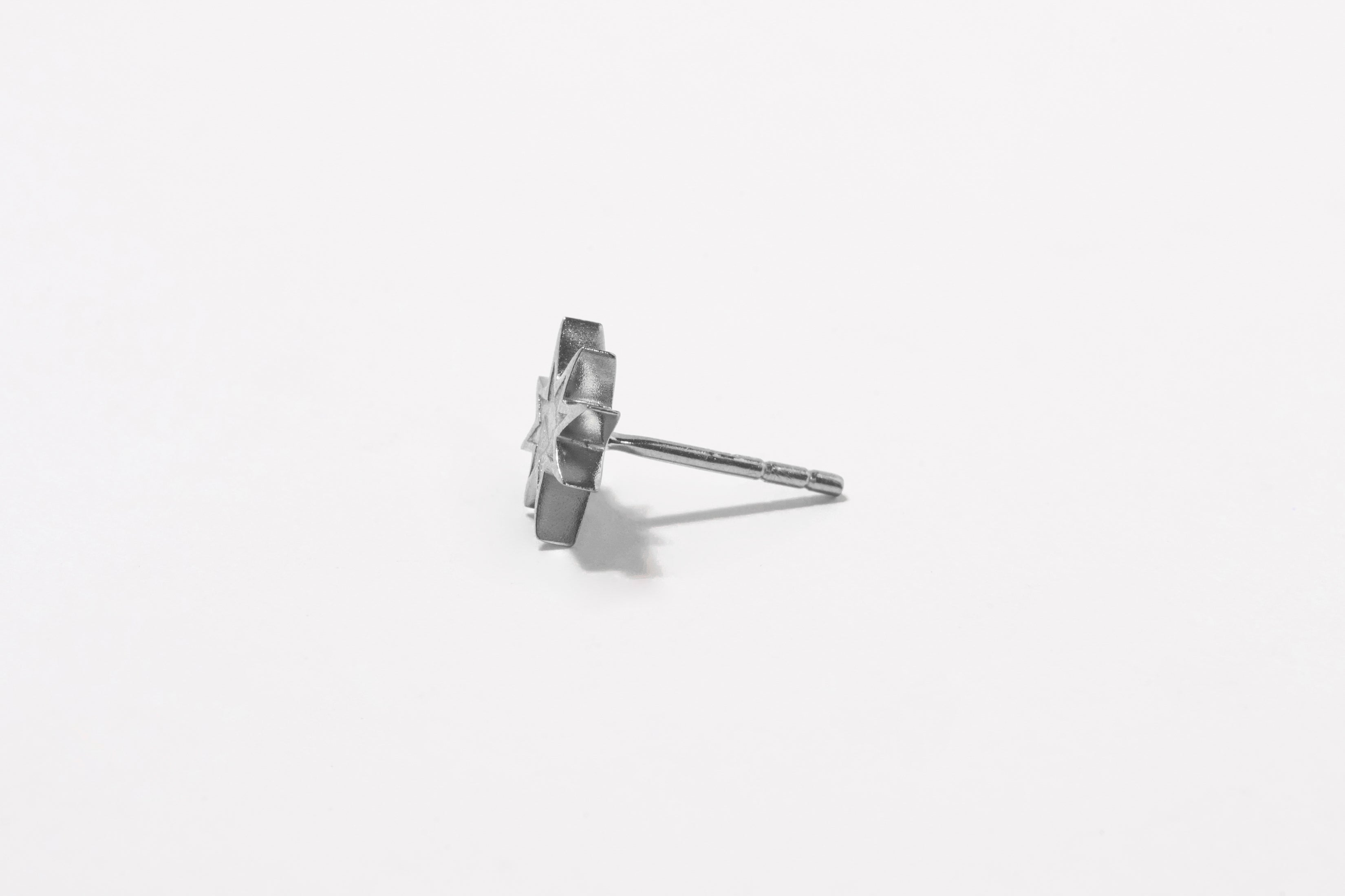 Mini Nash Oxidized Stud Earrings