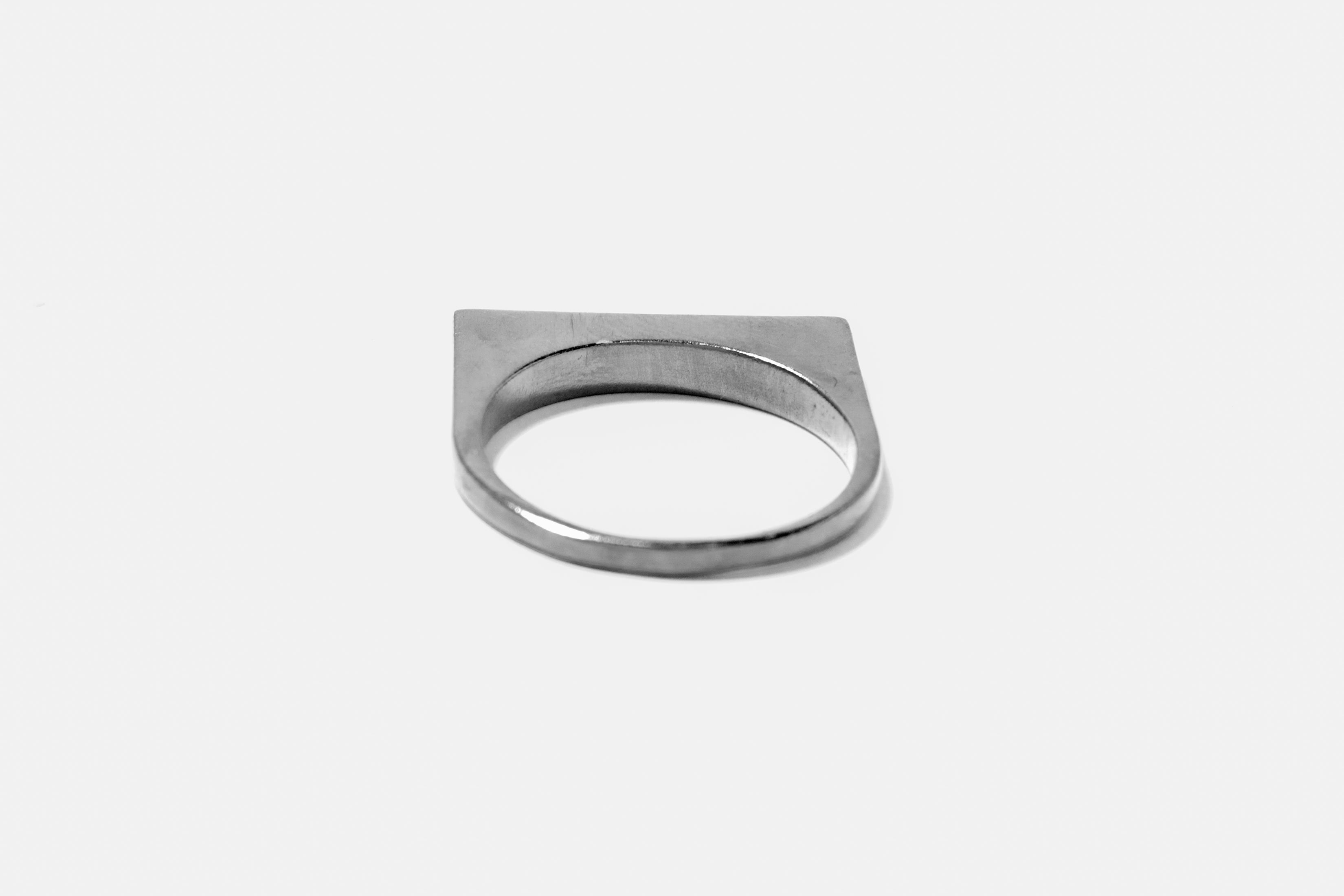 Michelle Oxidized Silver Ring