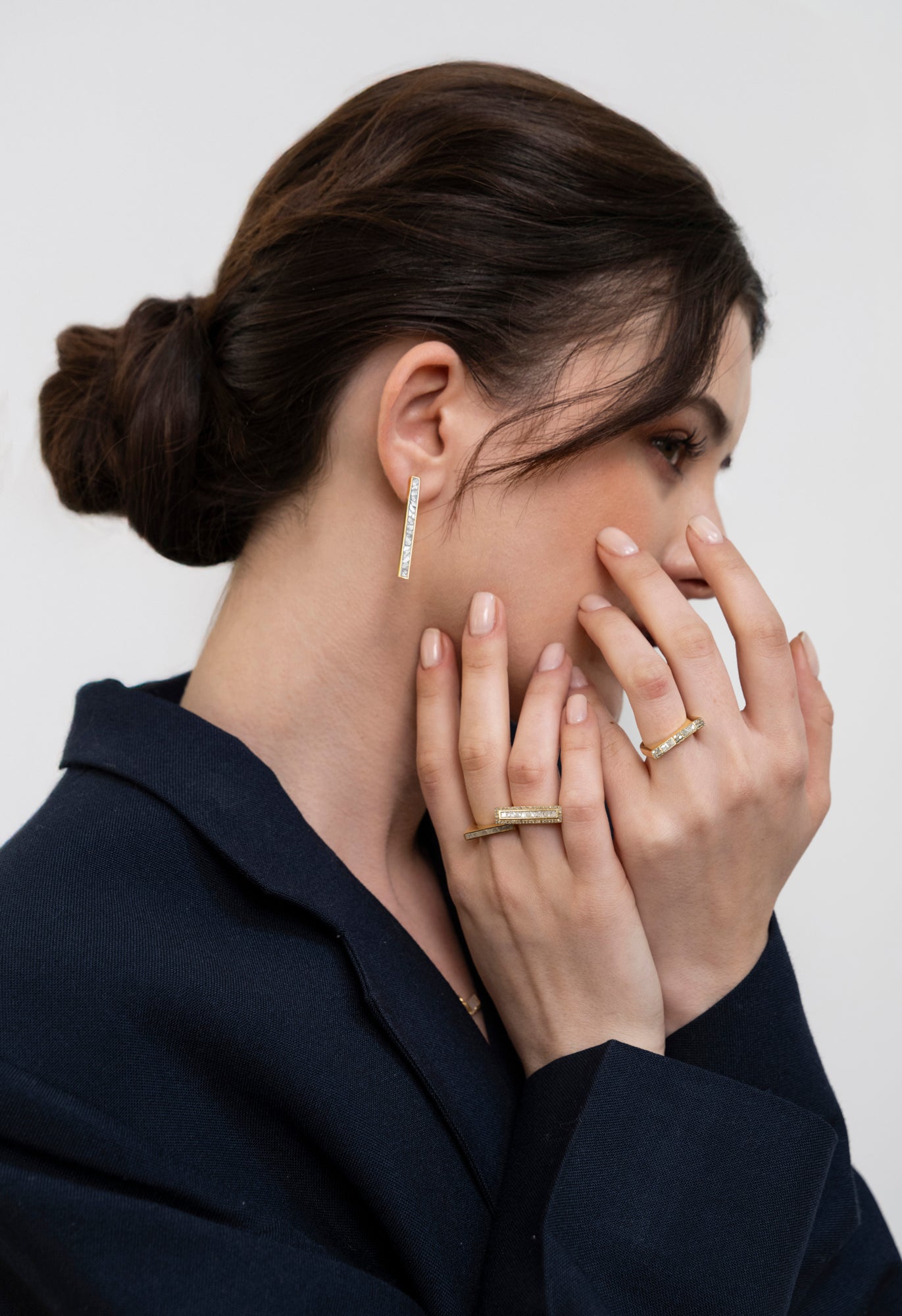Miladi Medium Gold Vermeil Stud Earrings