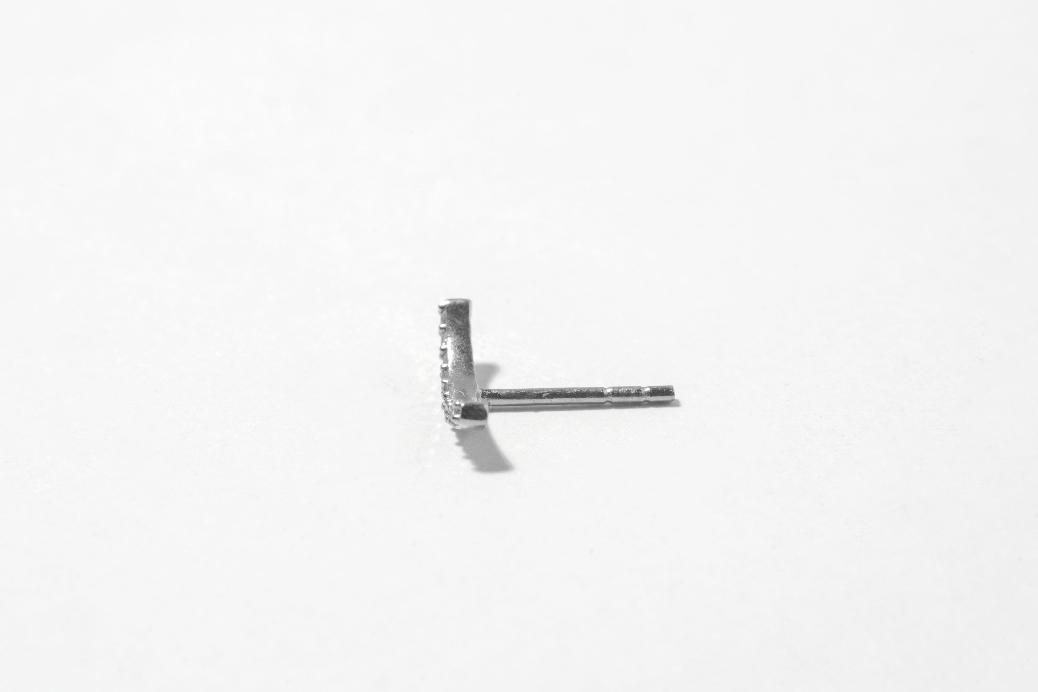 Lola Oxidized Silver Stud Earrings