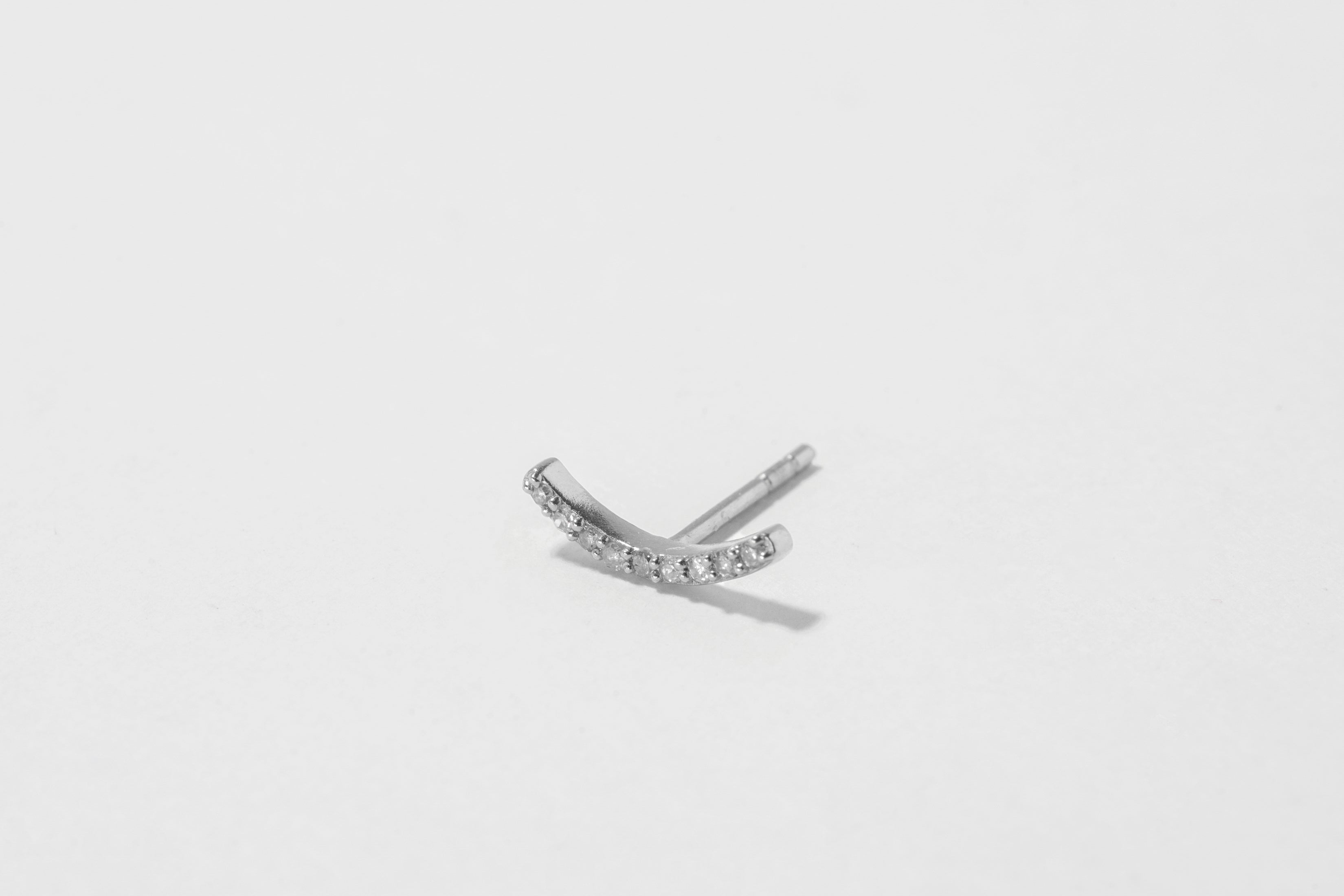 Lola Oxidized Silver Stud Earrings
