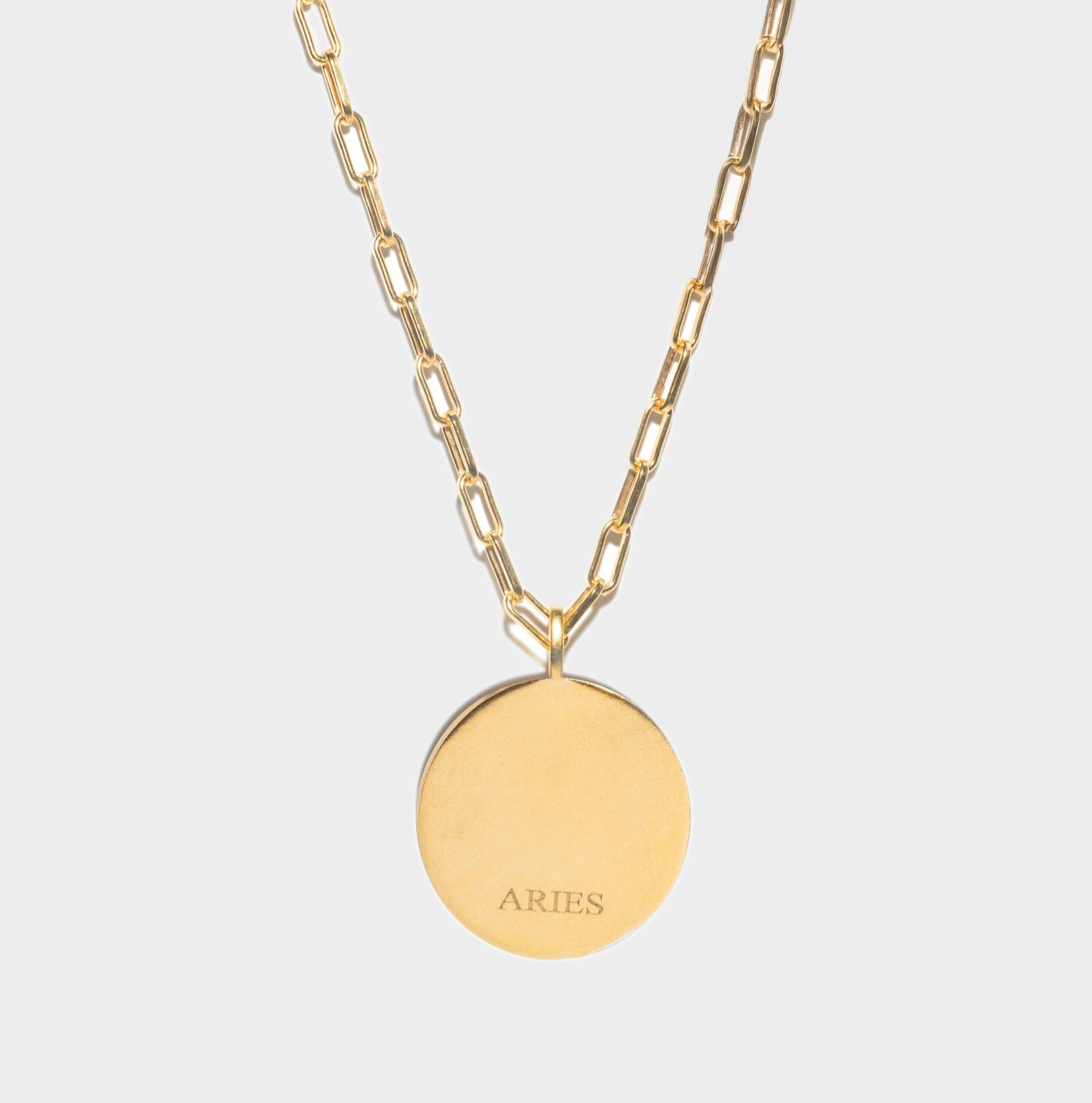 Aries Gold Vermeil Pendant Necklace