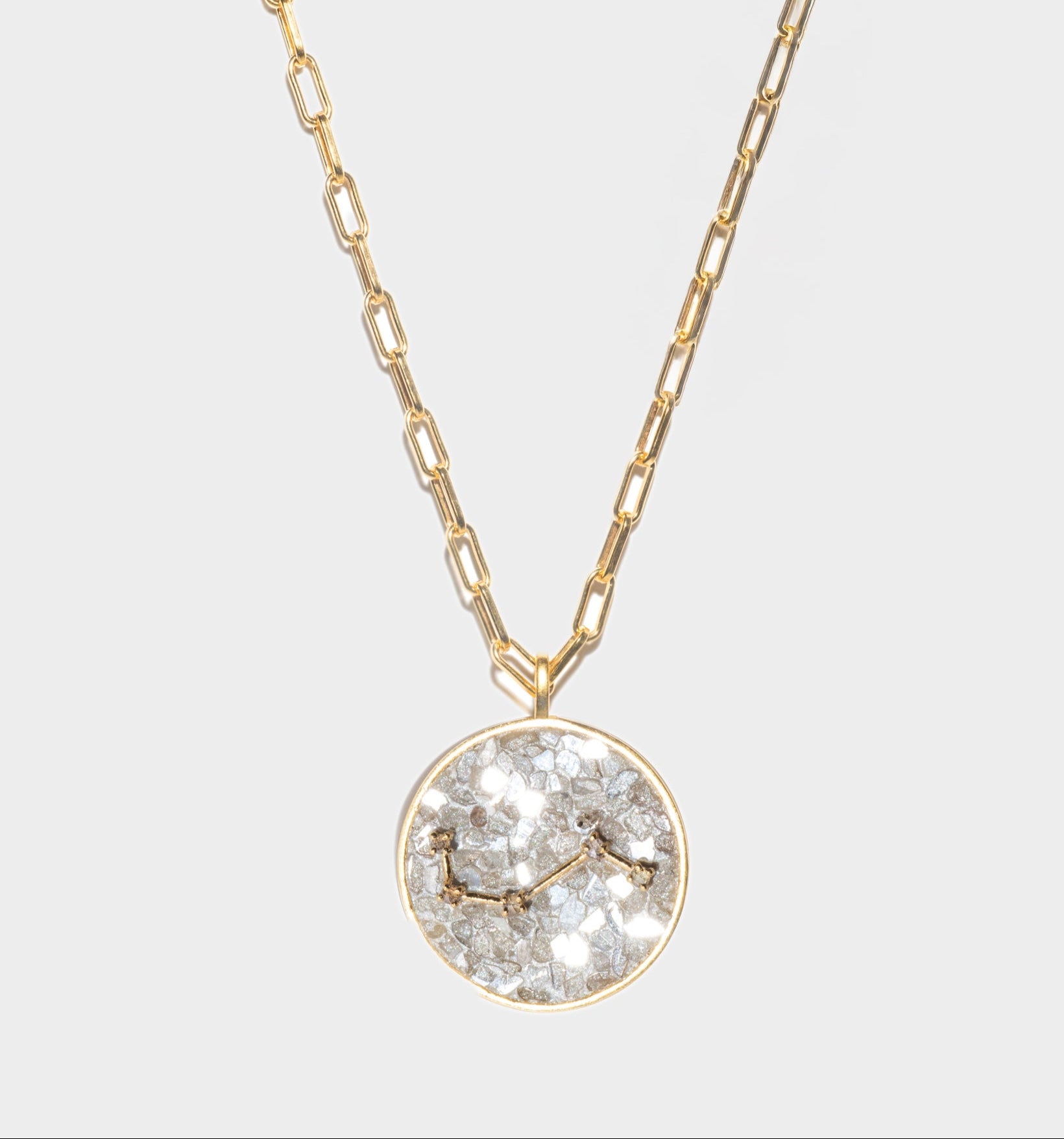 Aries Gold Vermeil Pendant Necklace