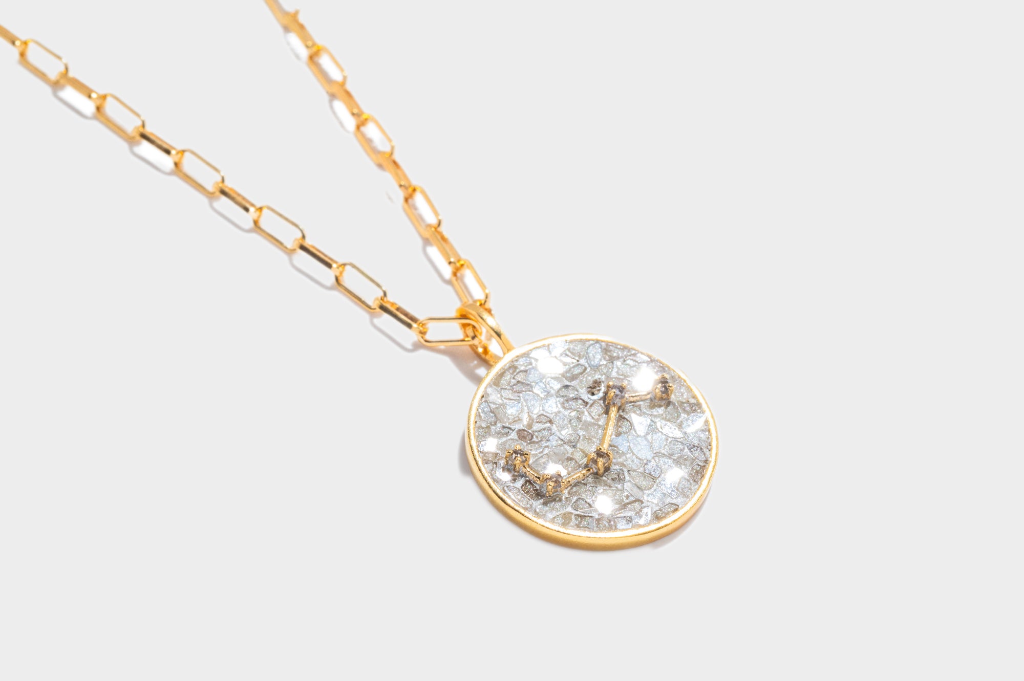 Aries Gold Vermeil Pendant Necklace