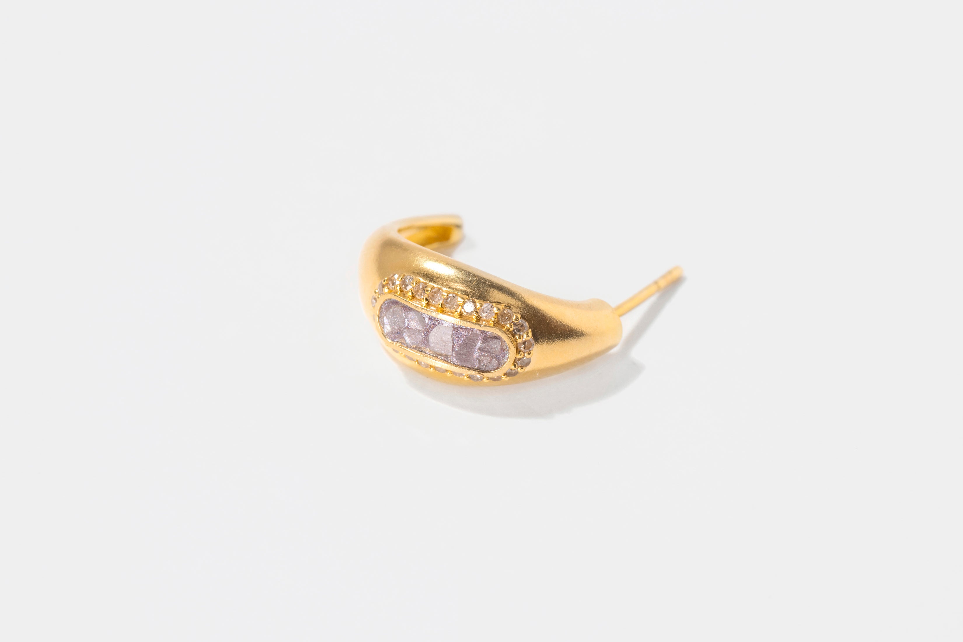 Beeja Gold Vermeil Hoop Earrings