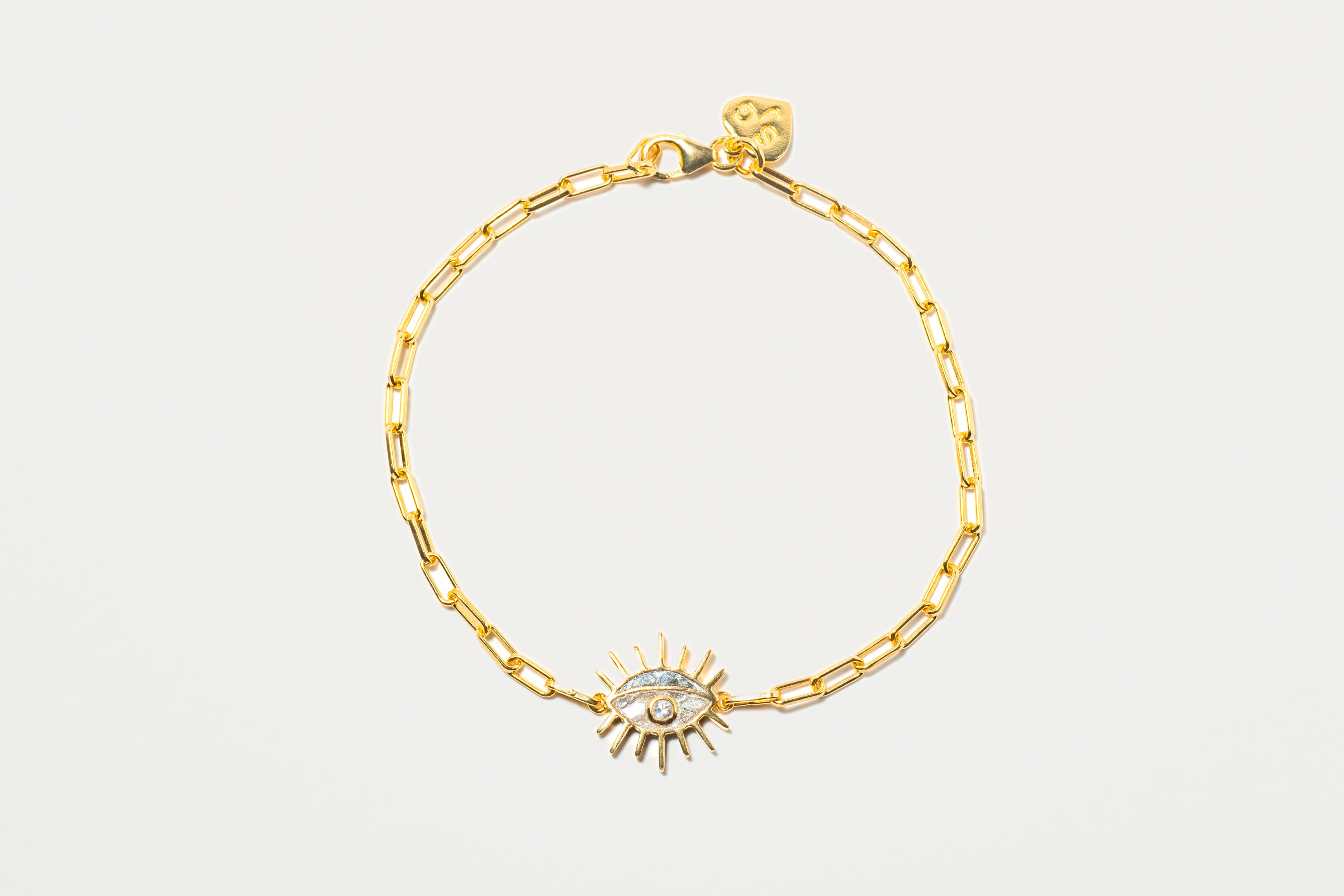 Evil Eye Gold Vermeil Bracelet