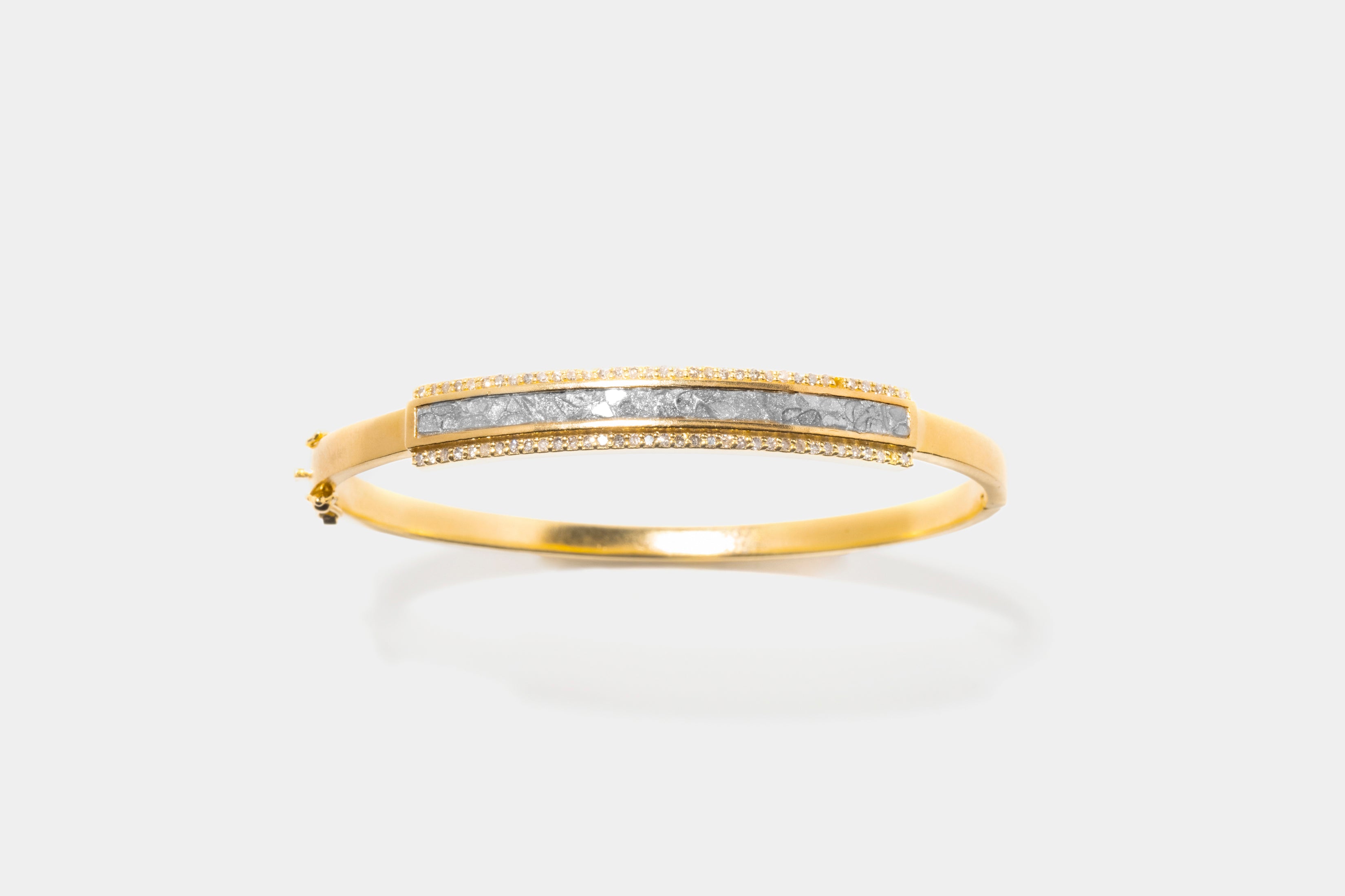 Hapur Pave Diamond Gold Vermeil Bangle Bracelet