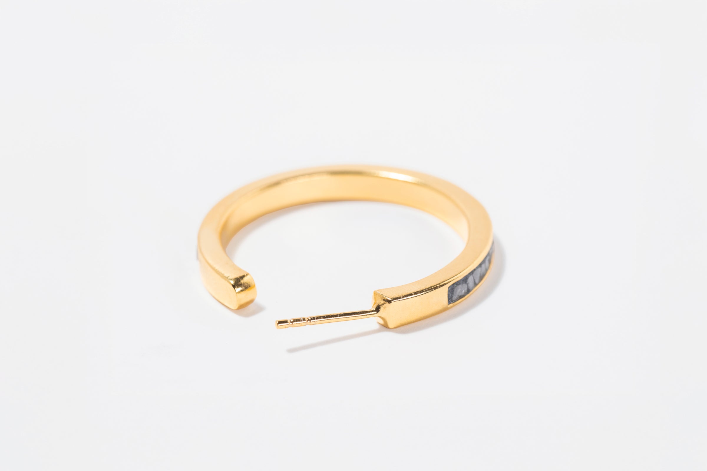 Hapur Medium Gold Vermeil Hoop Earrings