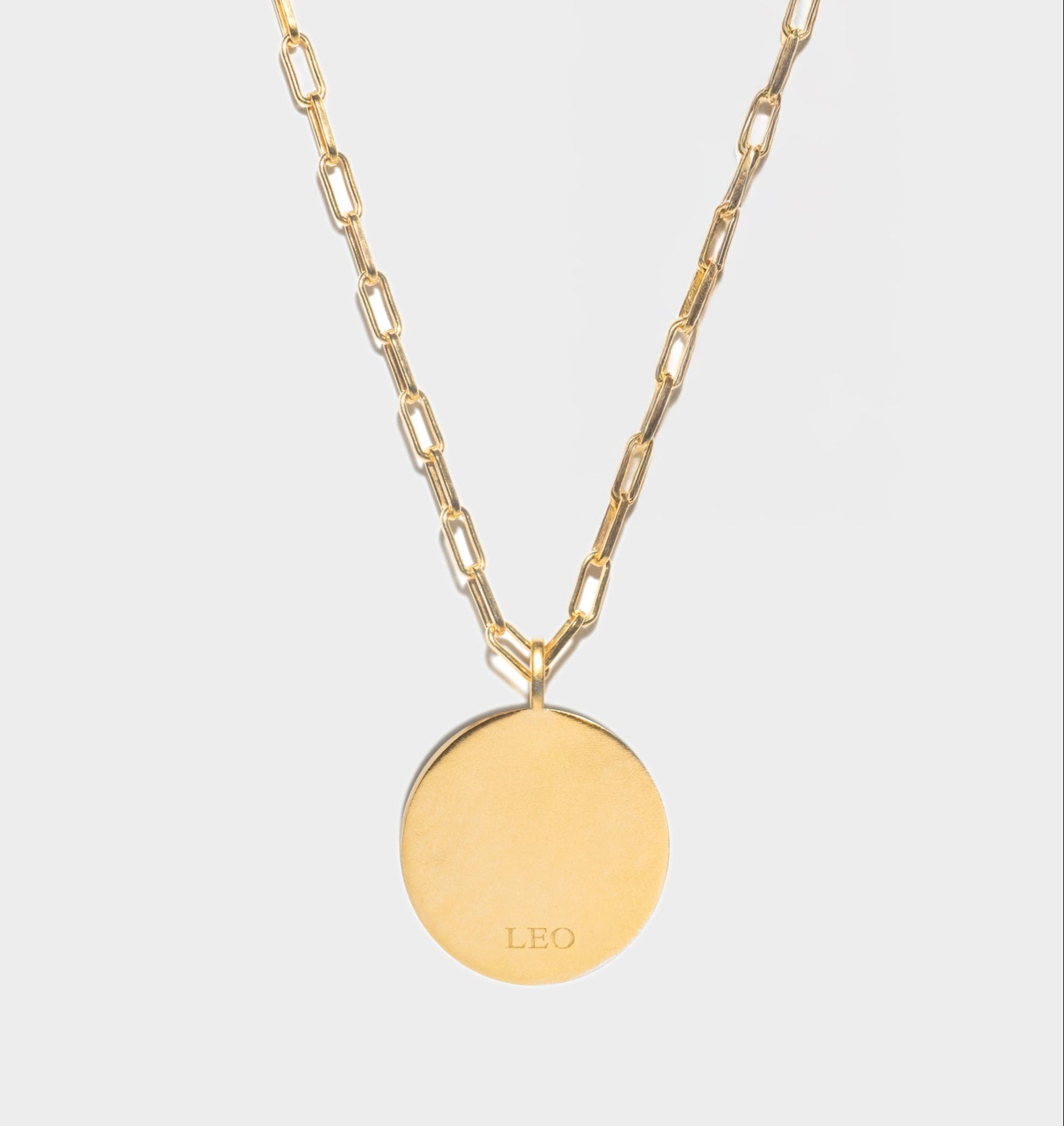 Leo Gold Vermeil Pendant Necklace