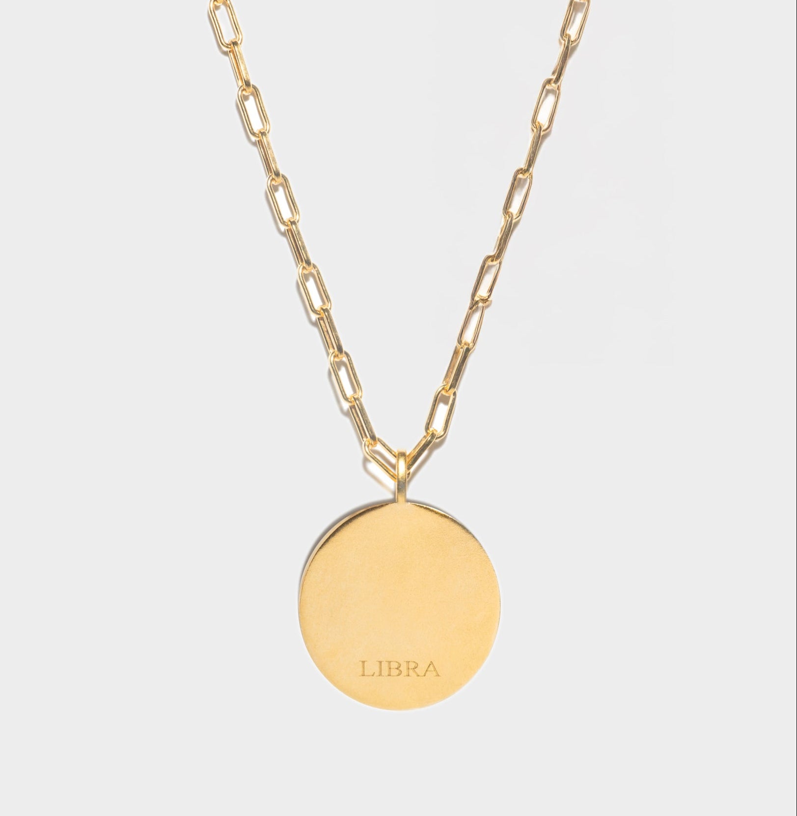 Libra Gold Vermeil Pendant Necklace