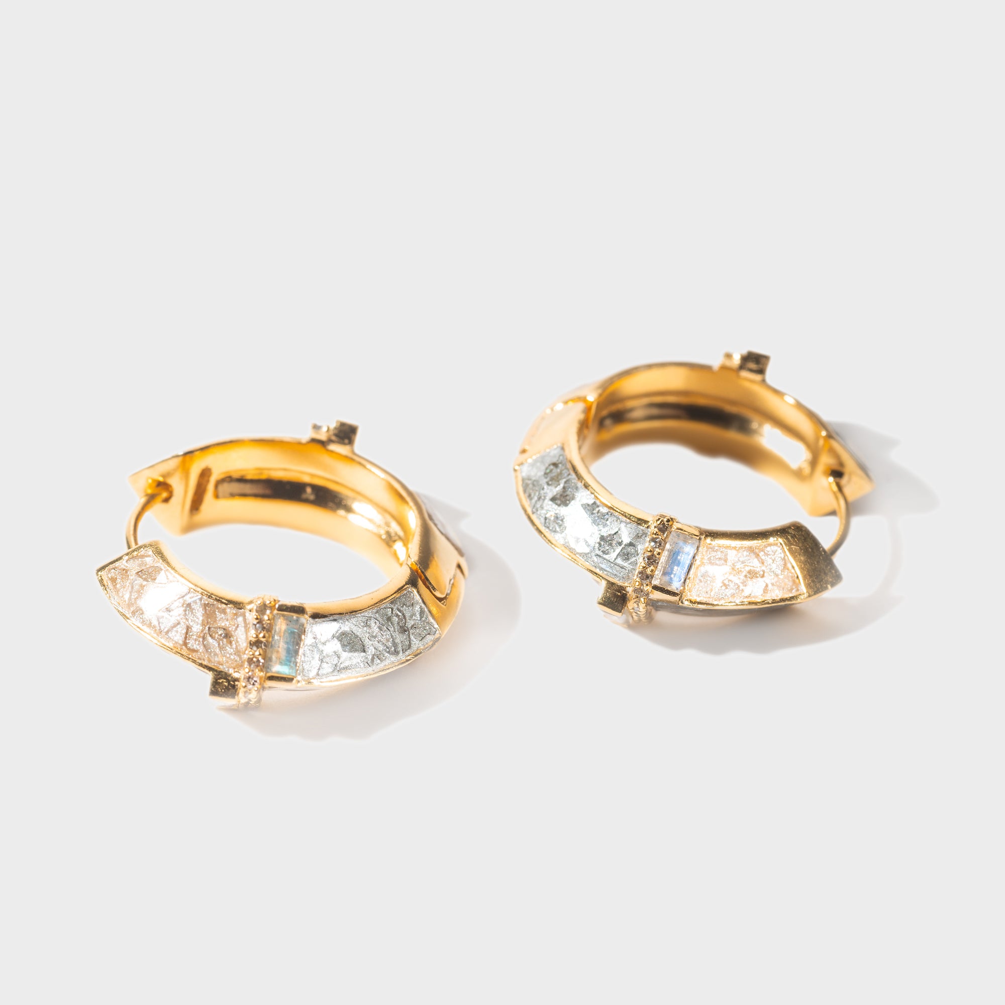 Lokkich Gold Vermeil Hoop Earrings