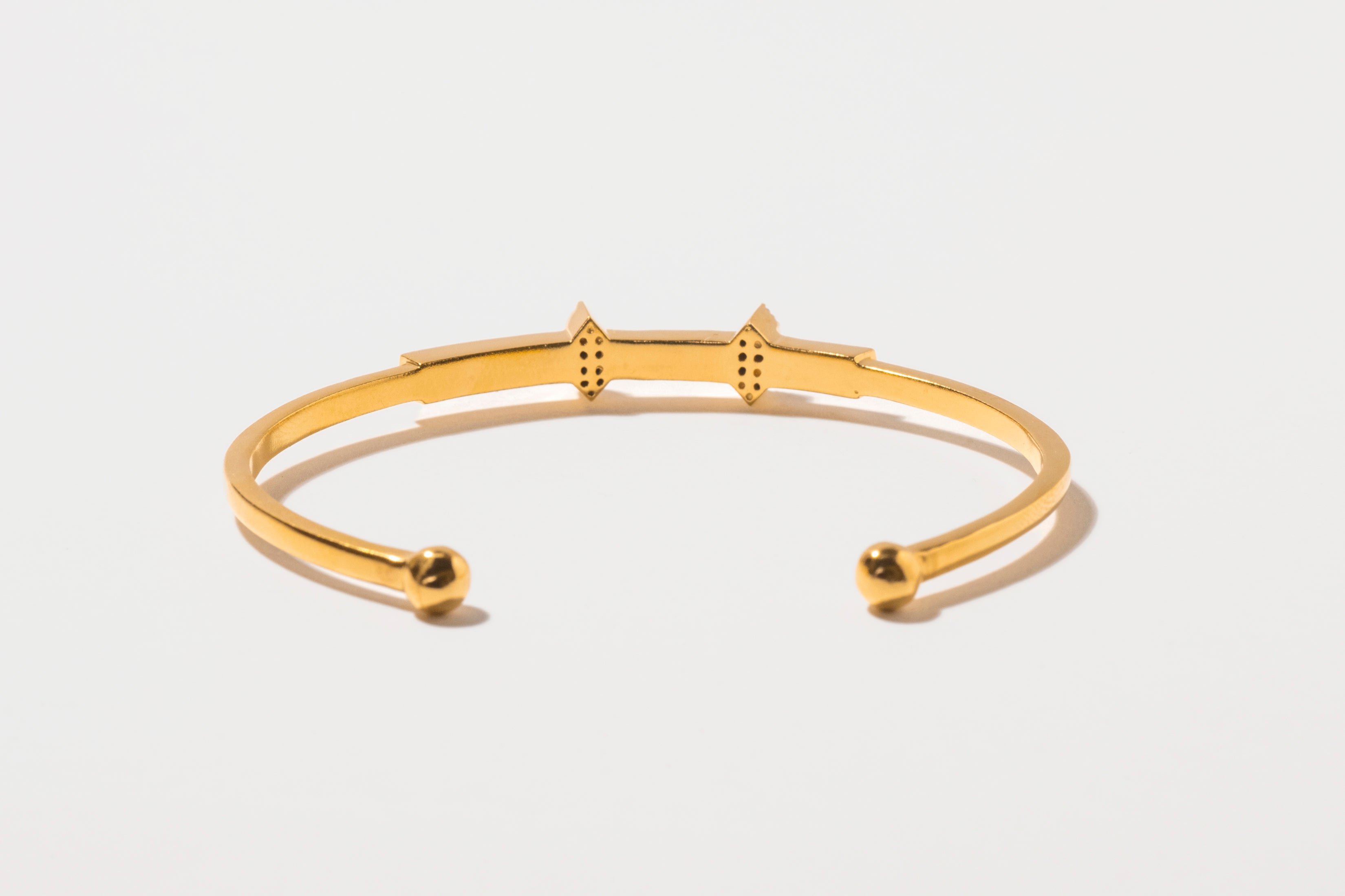 Madison Gold Vermeil Bangle Bracelet