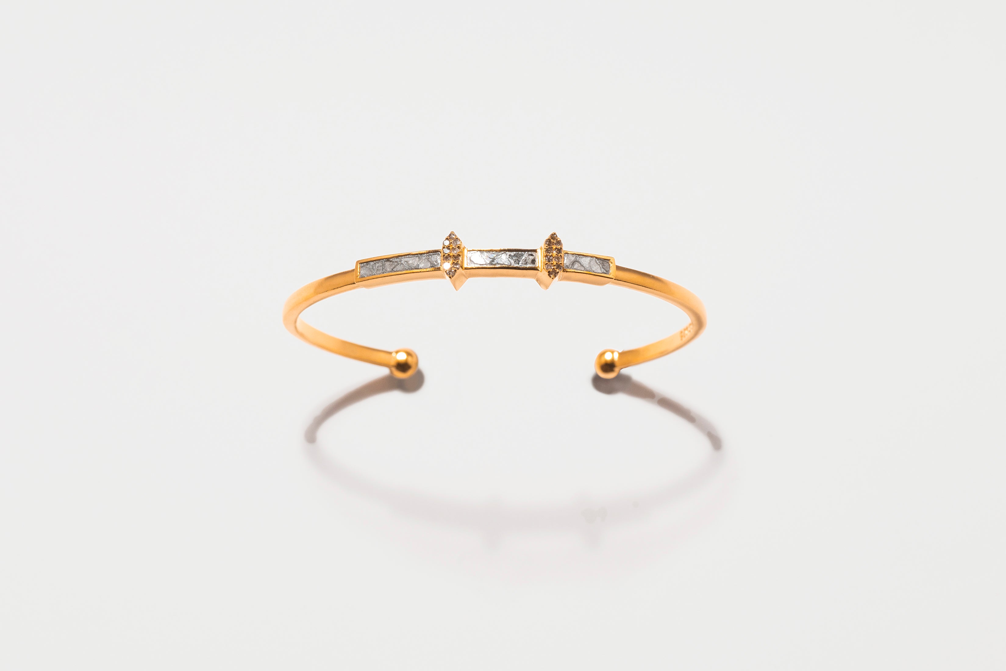Madison Gold Vermeil Bangle Bracelet