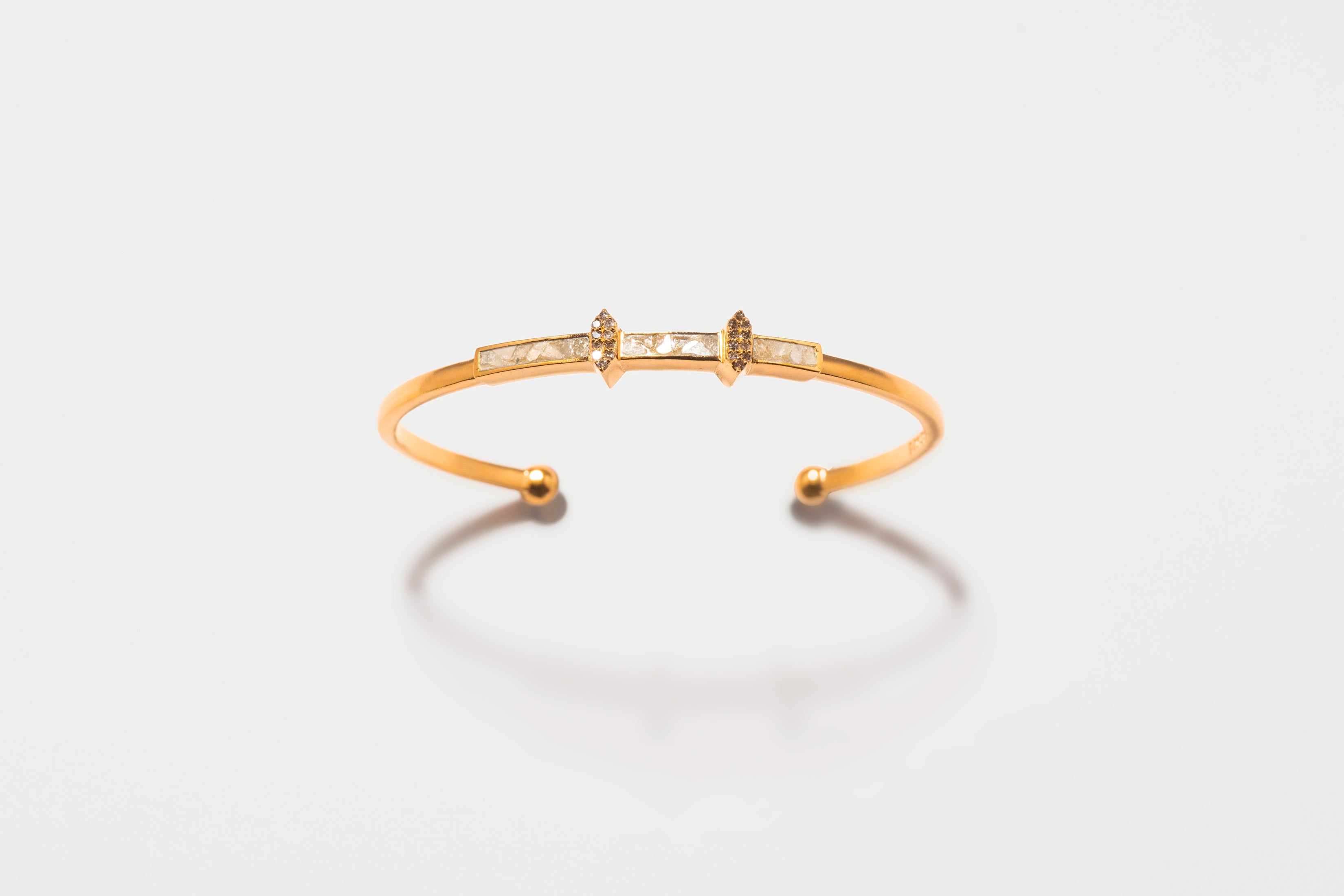 Madison Gold Vermeil Bangle Bracelet
