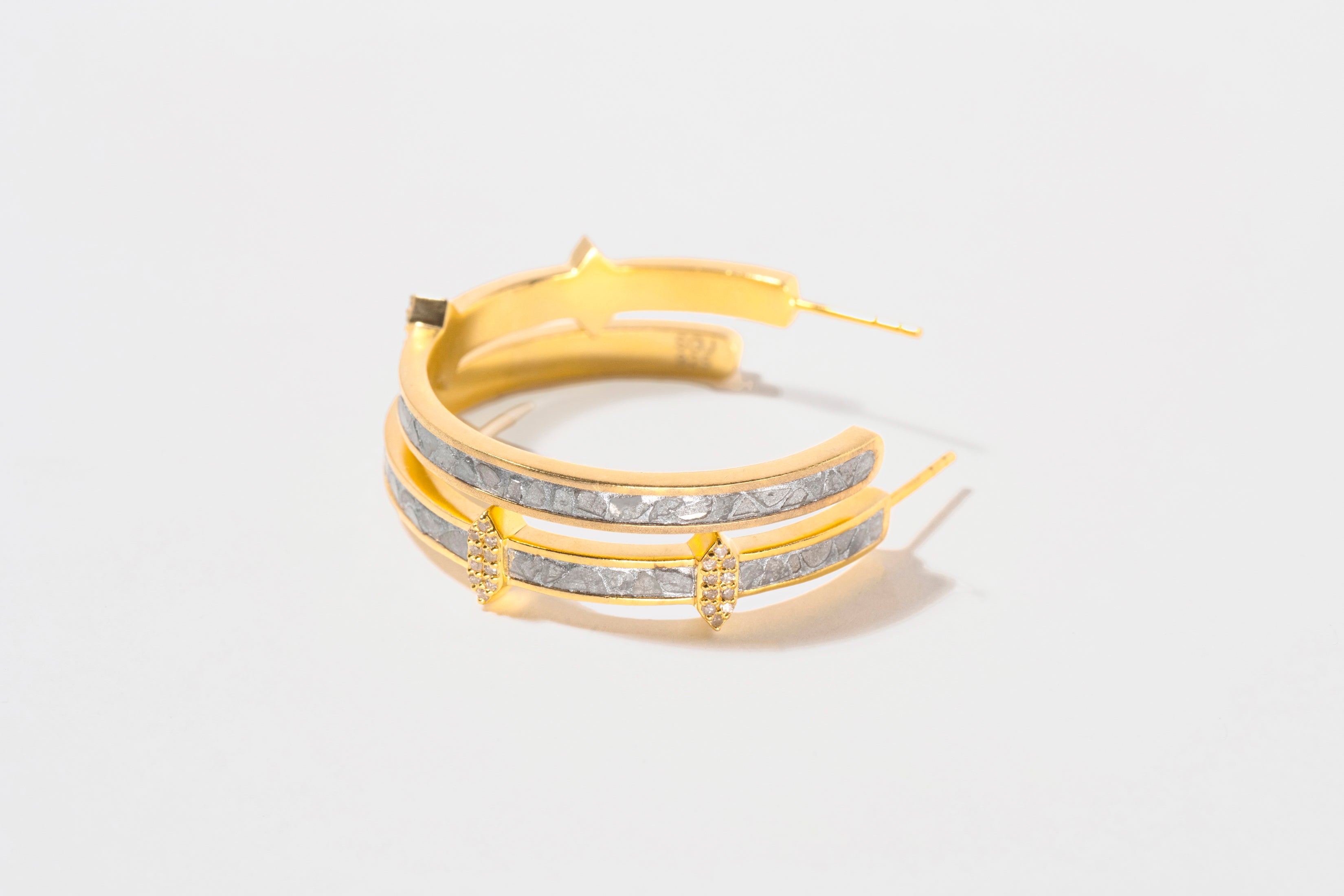 Madison Gold Vermeil Hoop Earrings