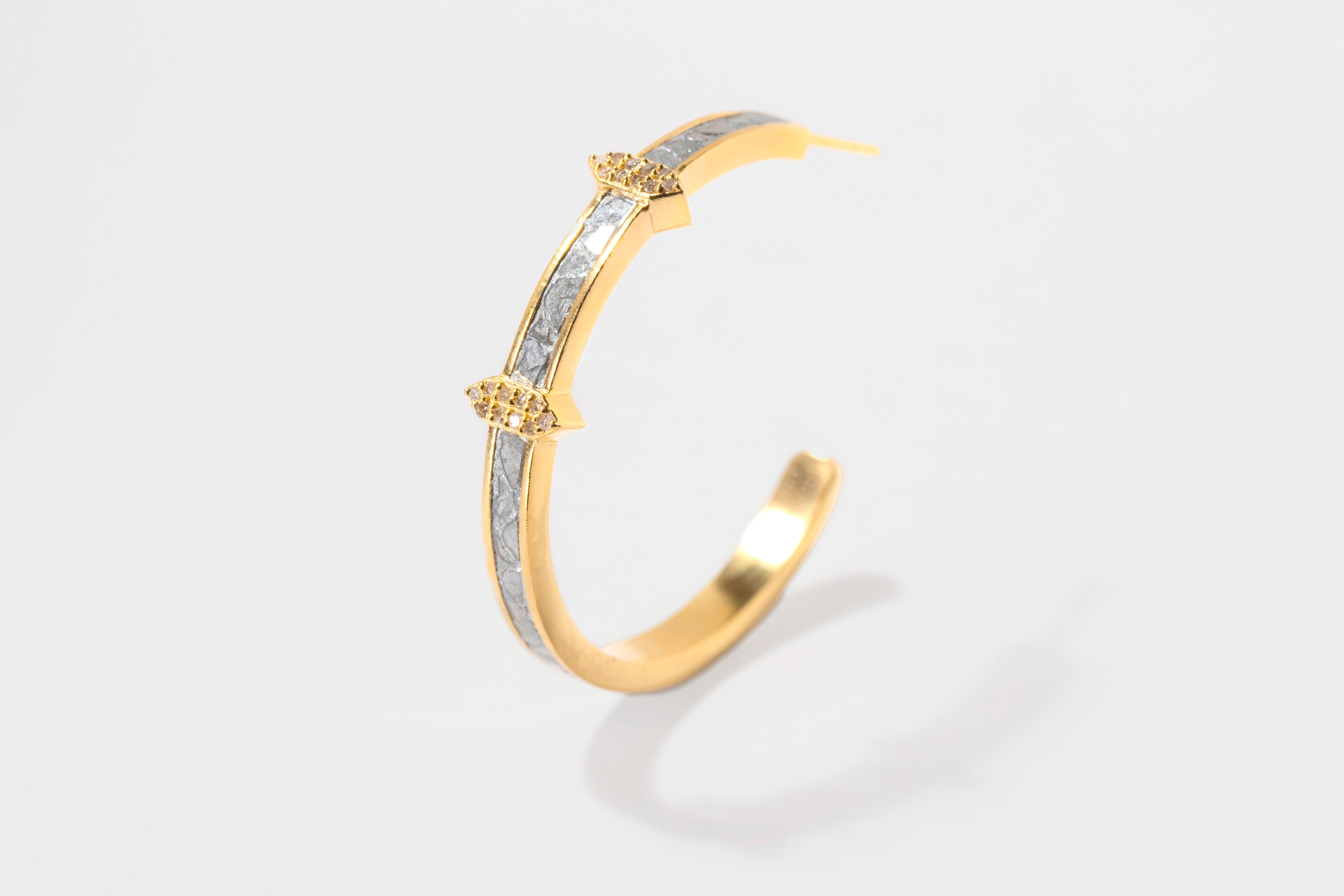 Madison Gold Vermeil Hoop Earrings
