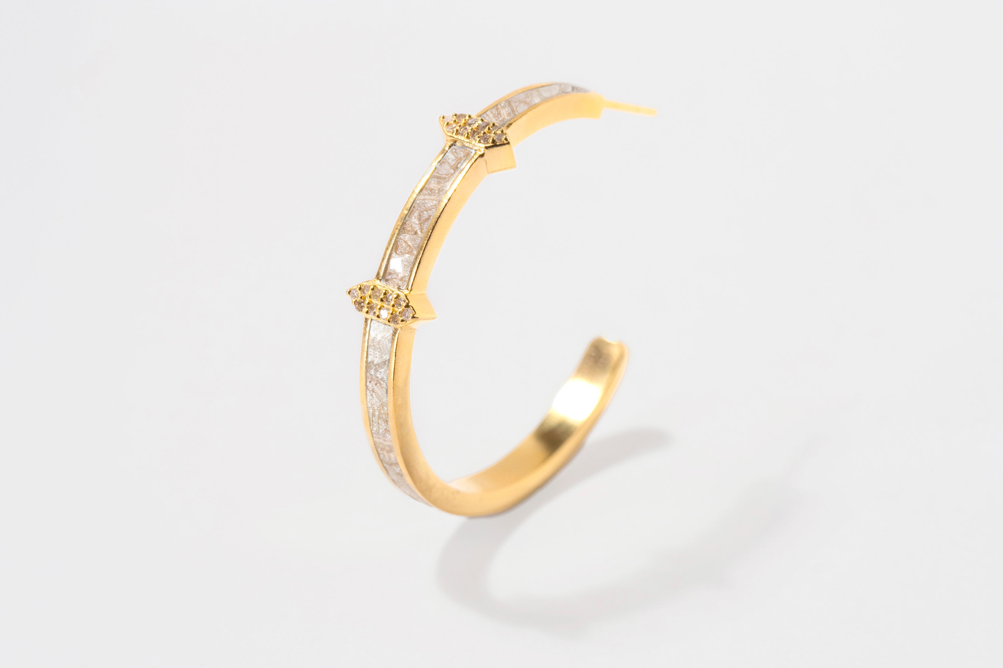 Madison Gold Vermeil Hoop Earrings