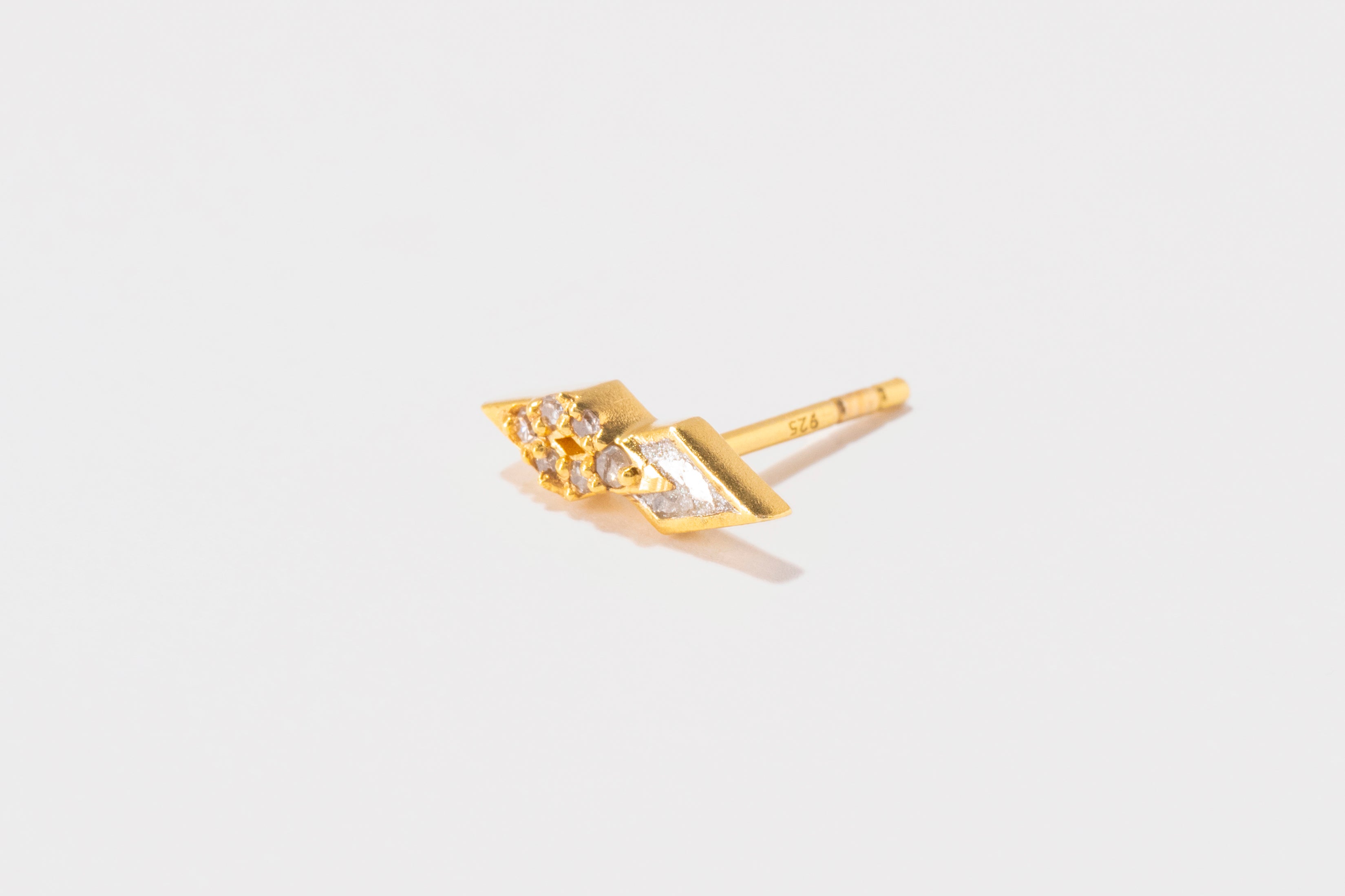 Mika Gold Vermeil Stud Earrings