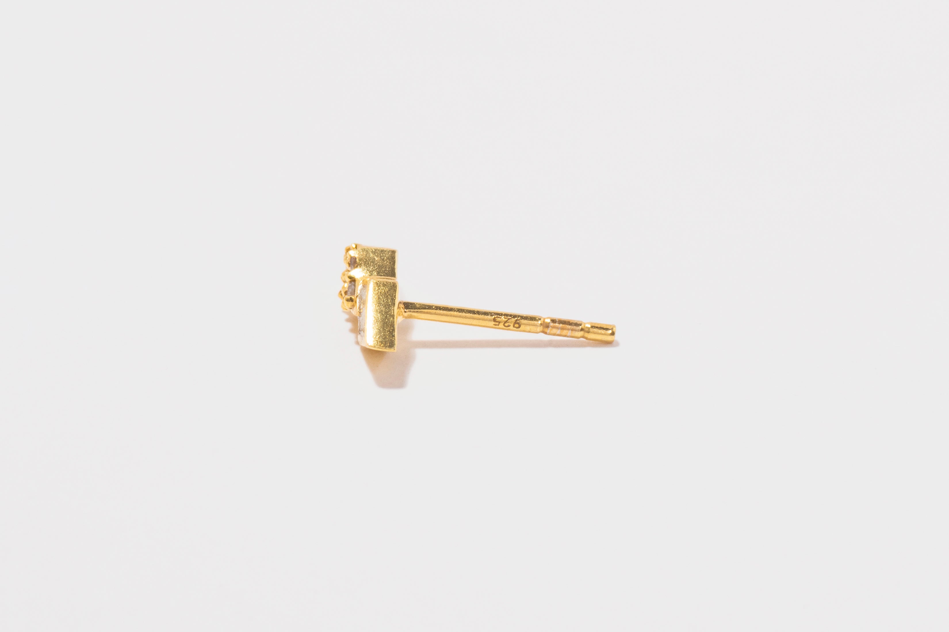 Mika Gold Vermeil Stud Earrings