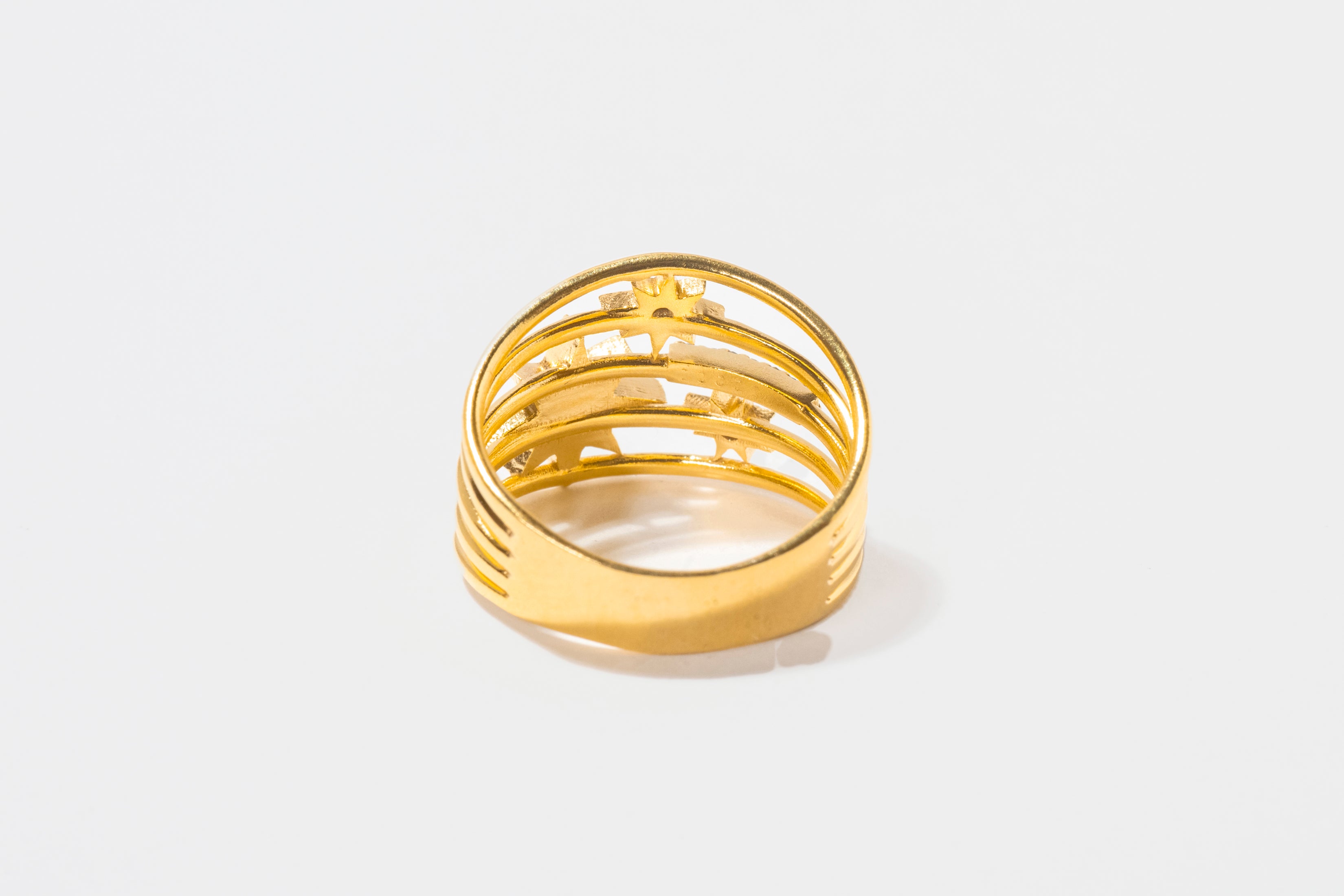 Nash Stack Gold Vermeil Ring