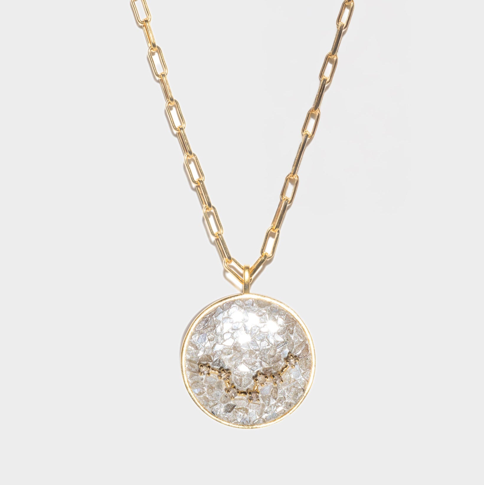 Pisces Gold Vermeil Pendant Necklace