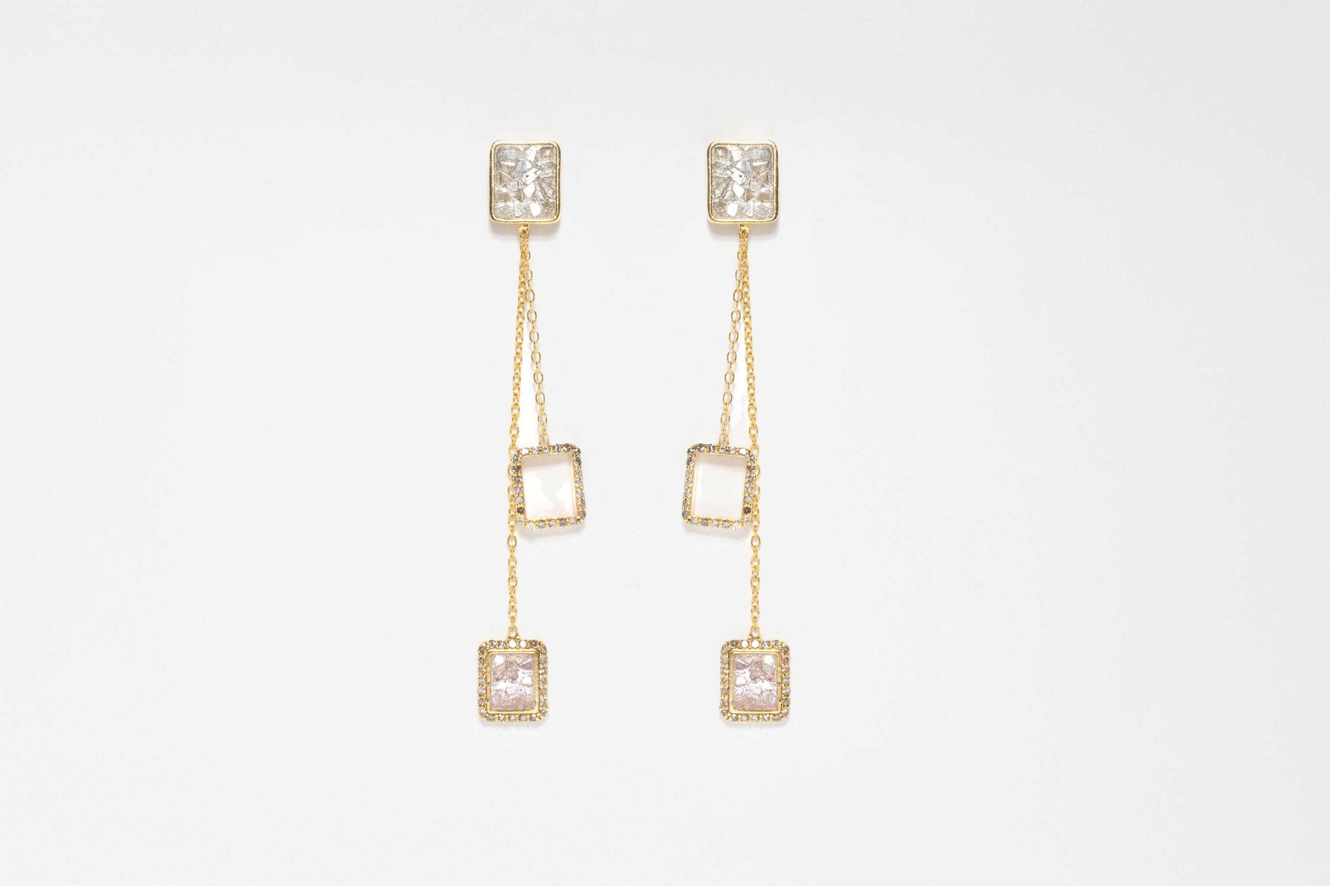 Raanan Gold Vermeil Slider Earrings