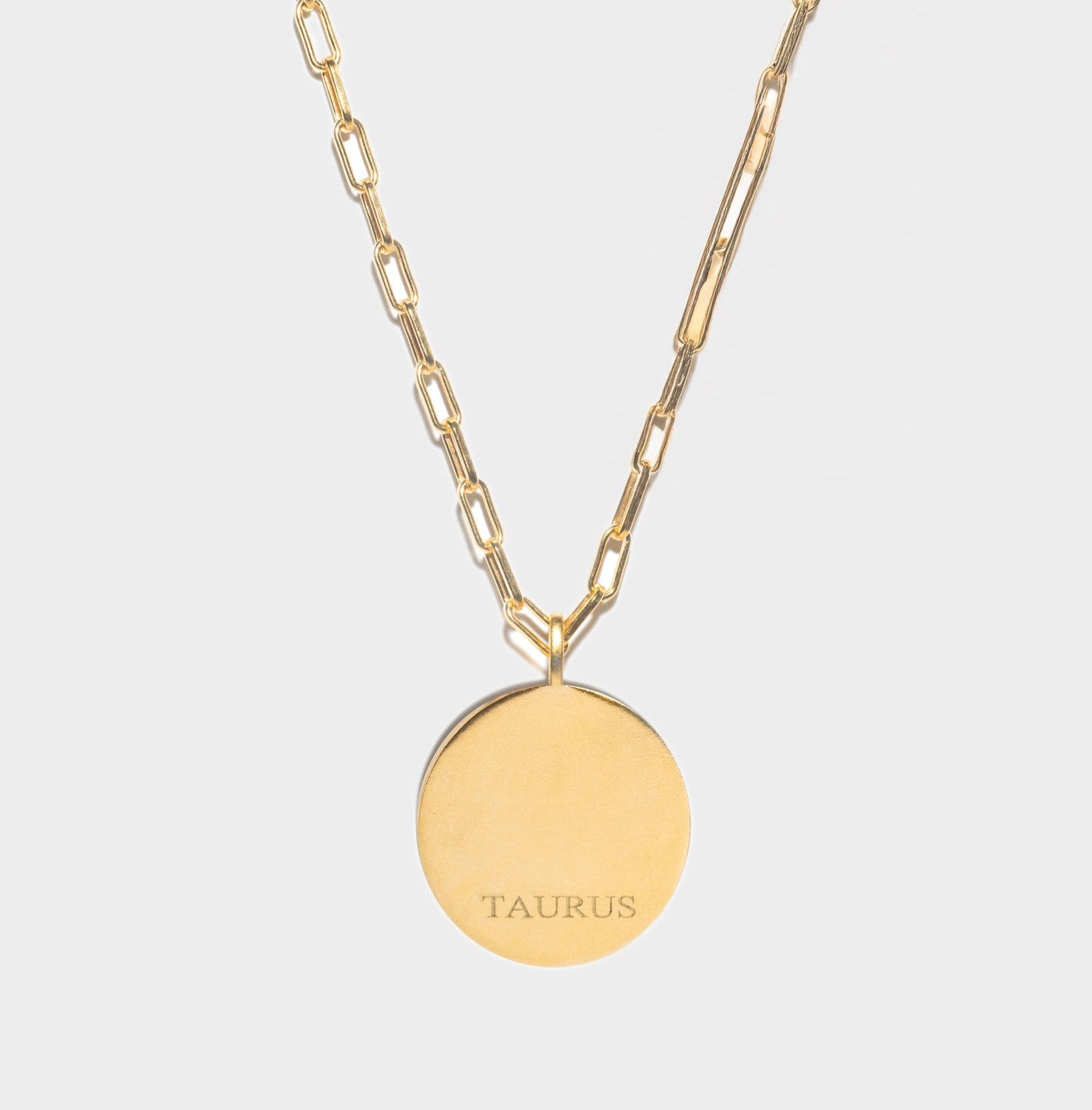 Taurus Gold Vermeil Pendant Necklace