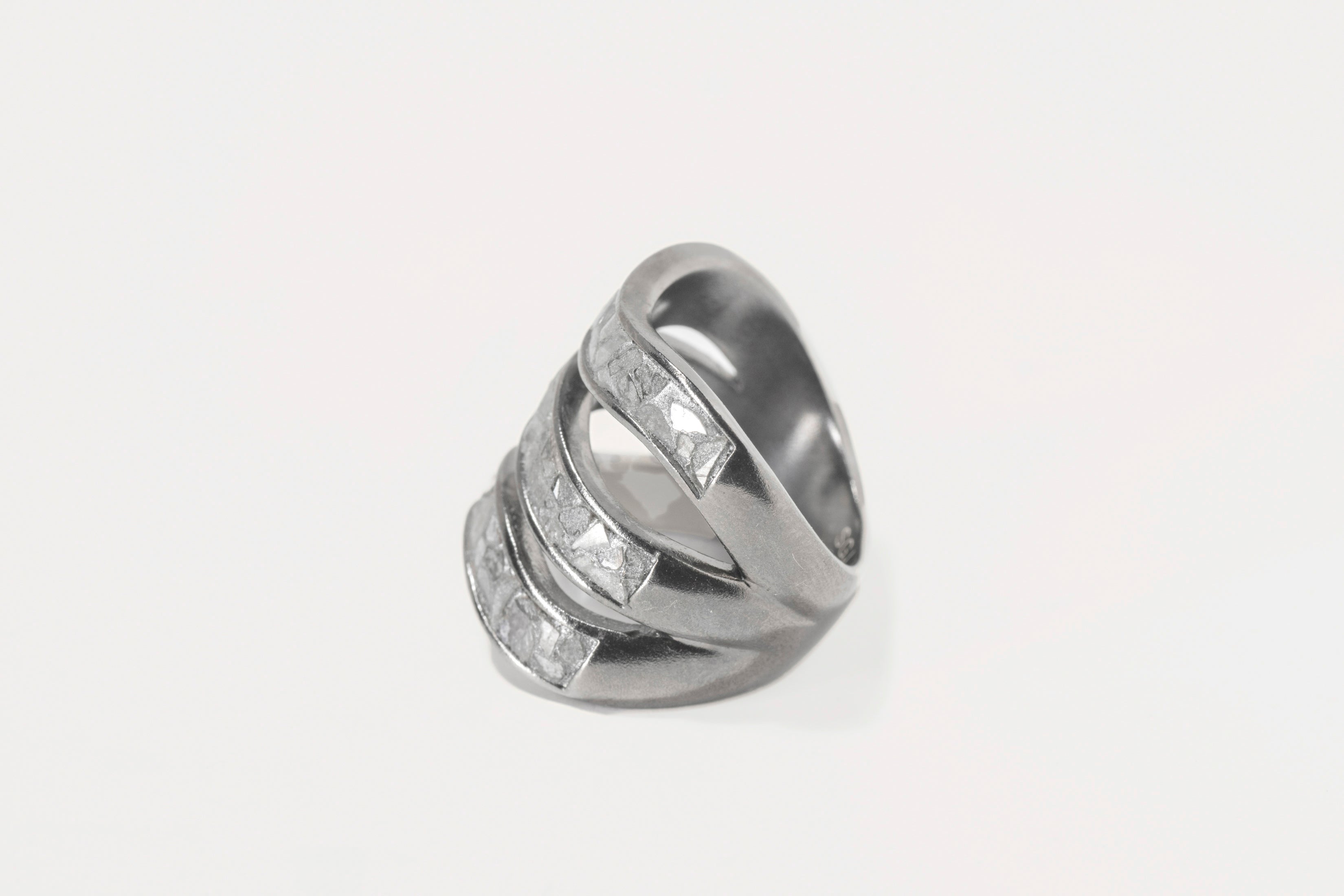 Zoya Oxidized Silver  Ring