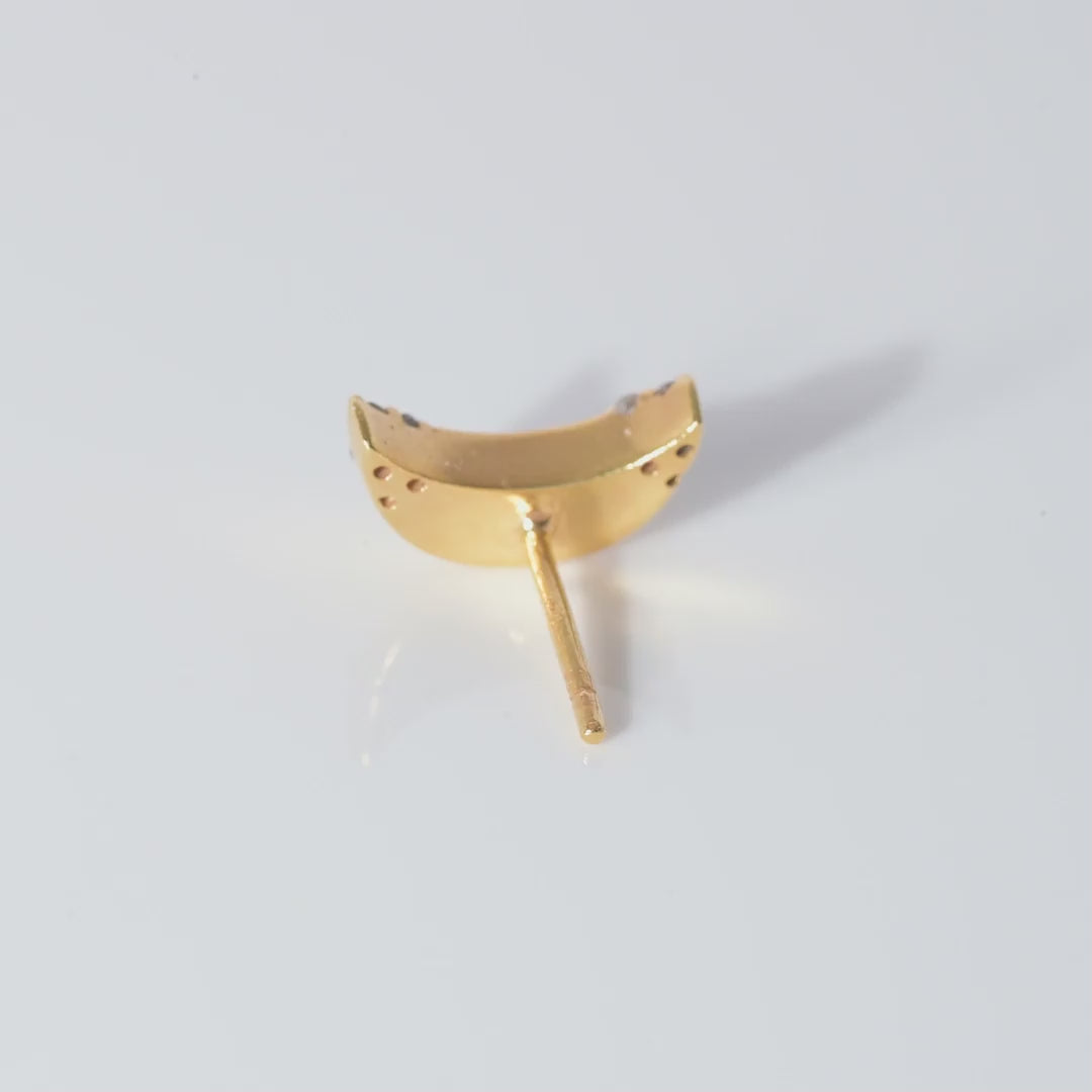 Noorpur Gold Vermeil Stud Earrings