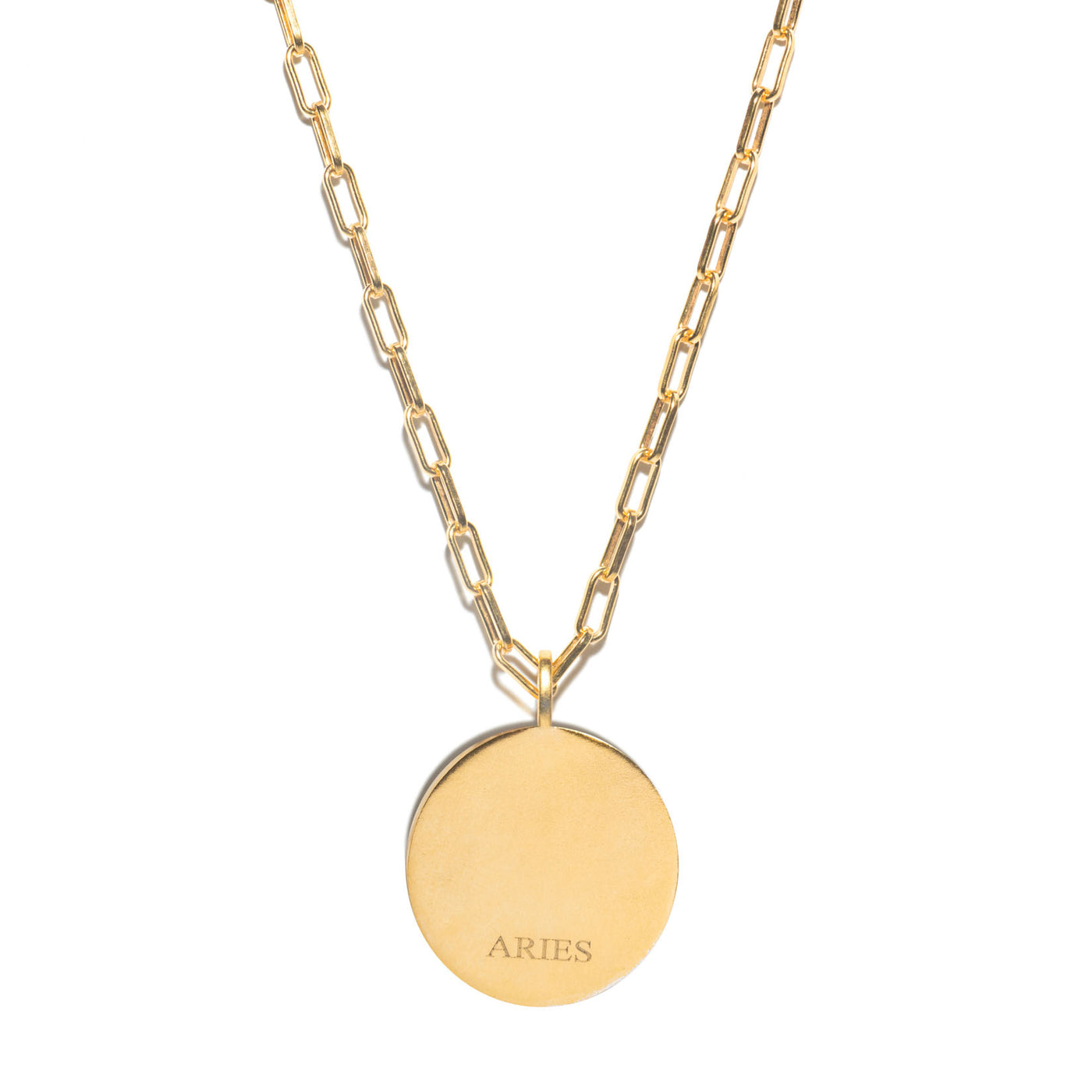 Aries Gold Vermeil Pendant Necklace