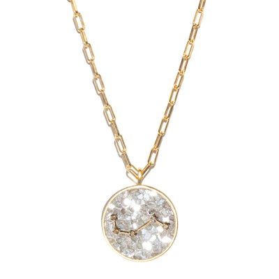 Aries Gold Vermeil Pendant Necklace