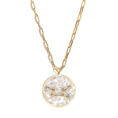 Virgo Gold Vermeil Pendant Necklace