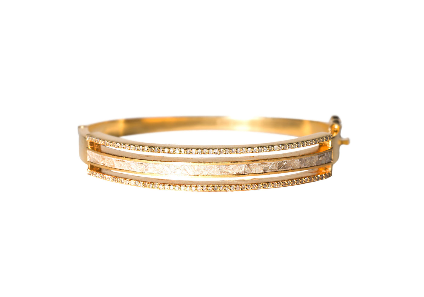 Erraz Gold Vermeil Bangle Bracelet