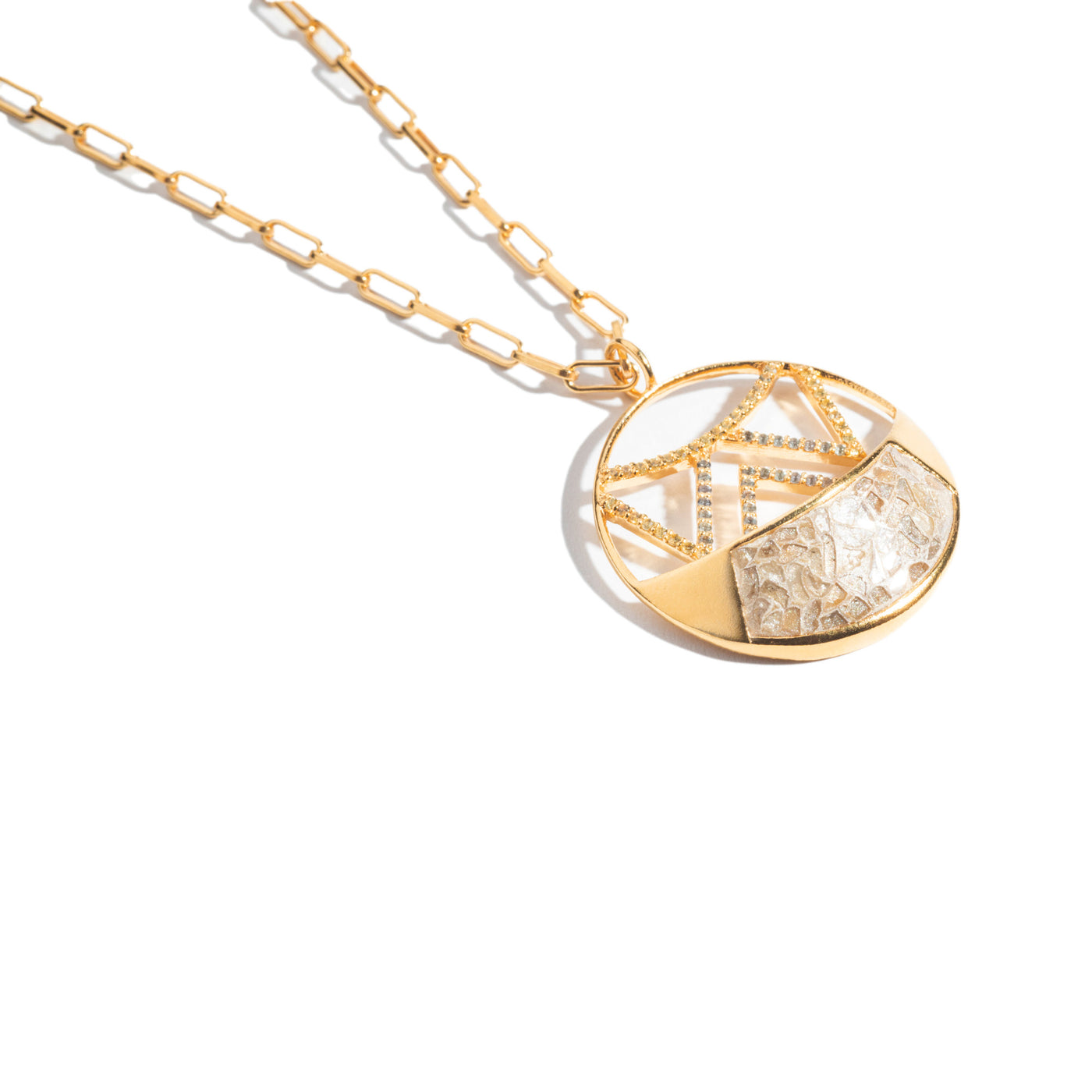 Furaha MINI Gold Vermeil Pendant Necklace