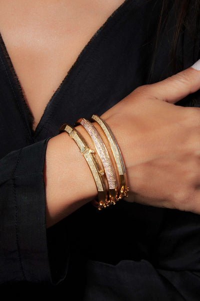 Lokkich Gold Vermeil Bangle Bracelet