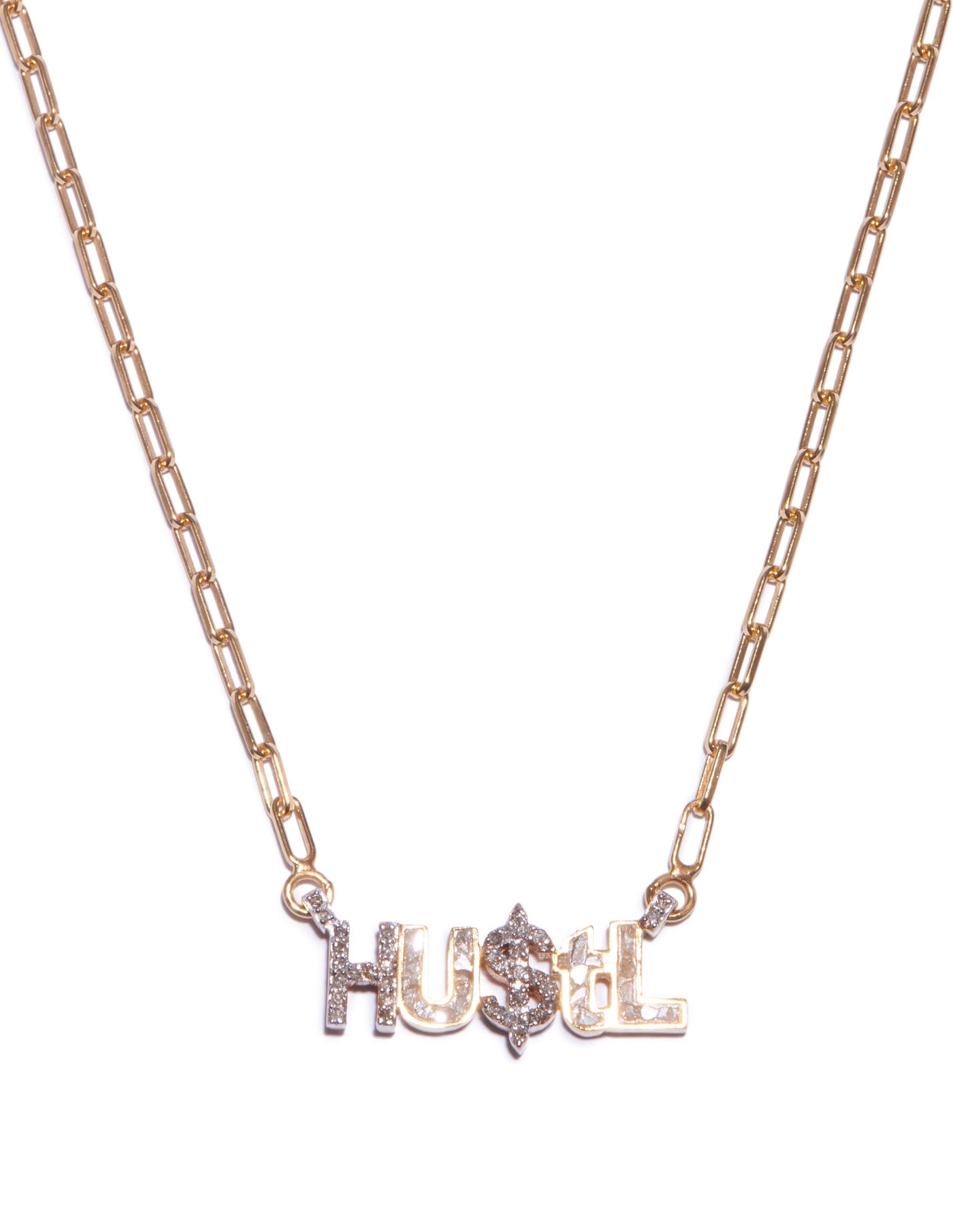 Hustl' Gold Vermeil Pendant Necklace