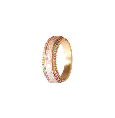 Lina Rainbow Gold Vermeil Ring