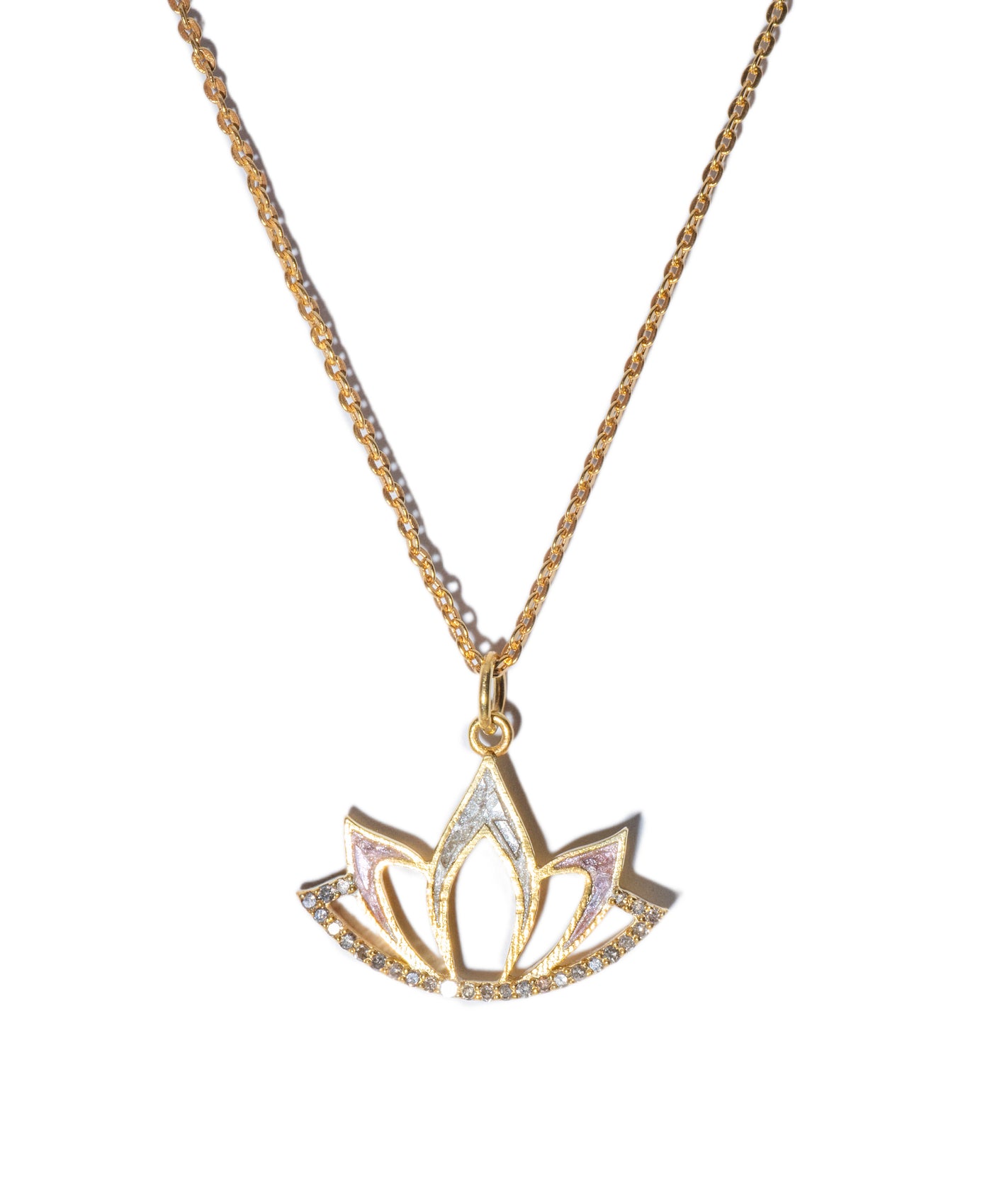Lotus Gold Vermeil Pendant Necklace