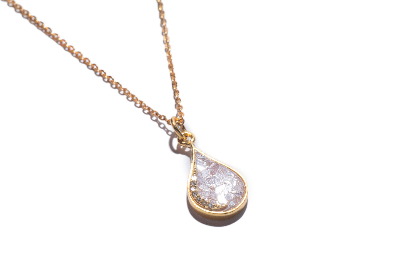 Drop Gold Vermeil Pendant Necklace