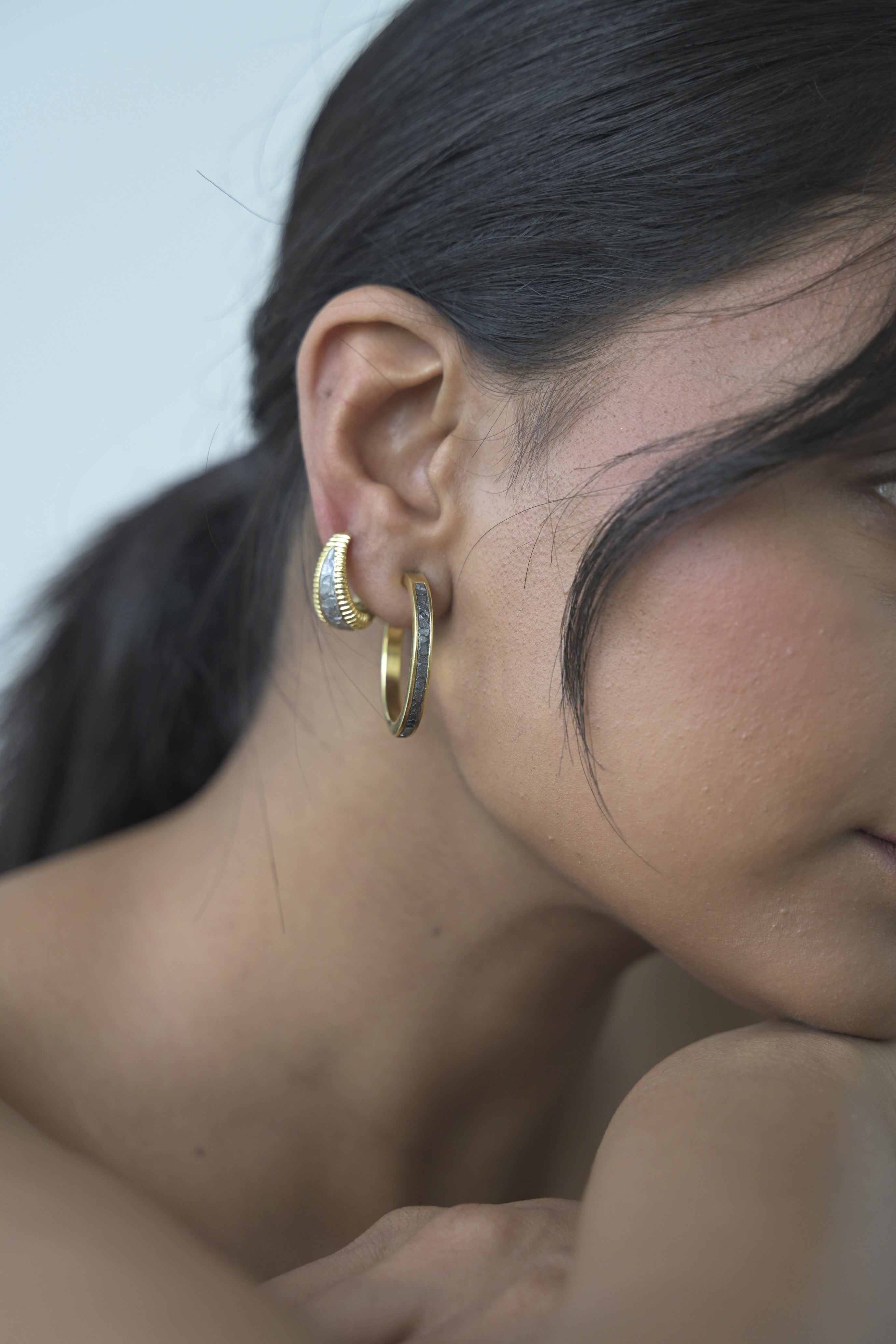 Alois Ridge Gold Vermeil Hoop Earrings