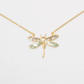 Dragonfly Gold Vermeil Pendant Necklace
