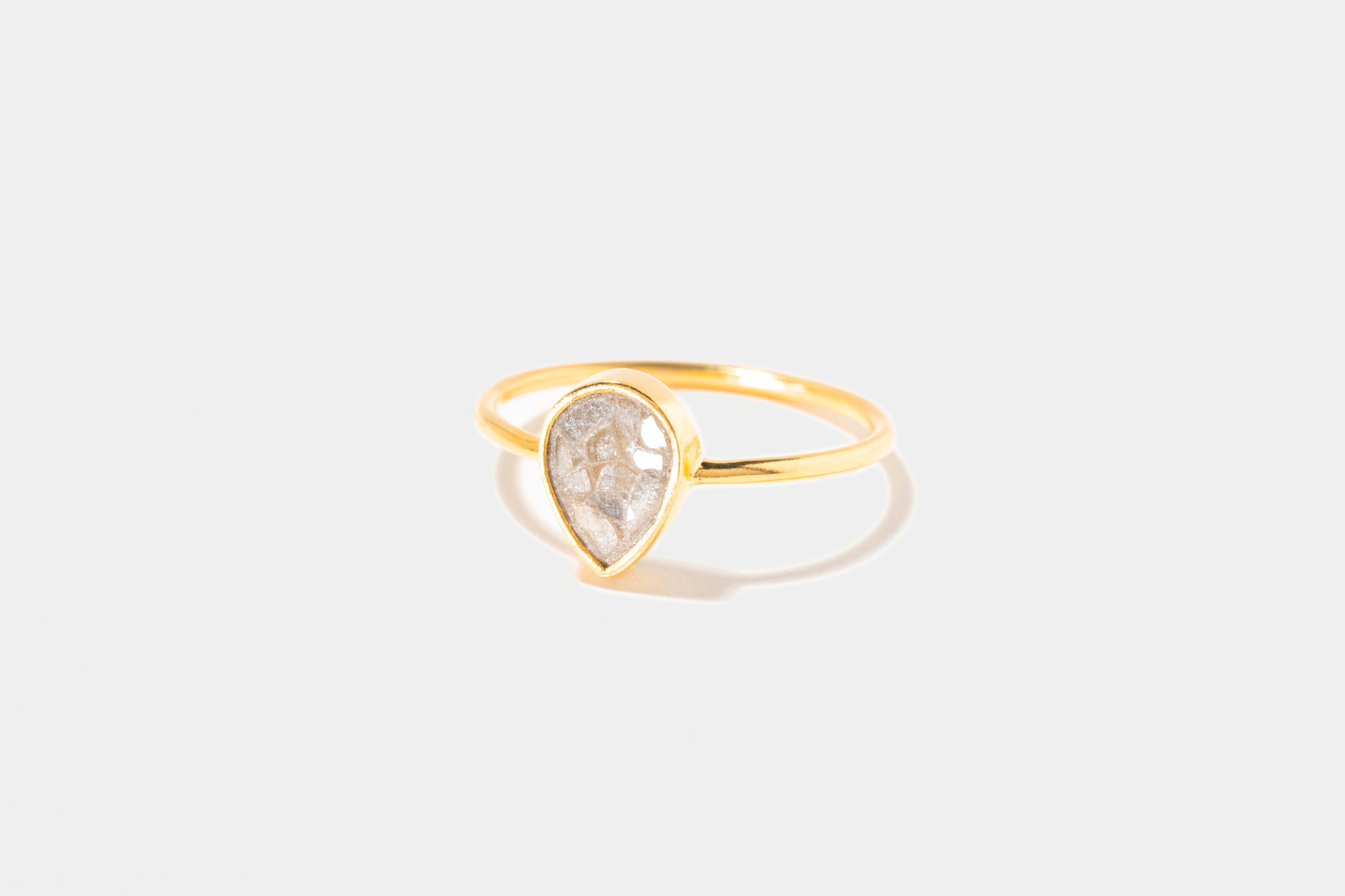Raw Uncut Gold Vermeil Ring
