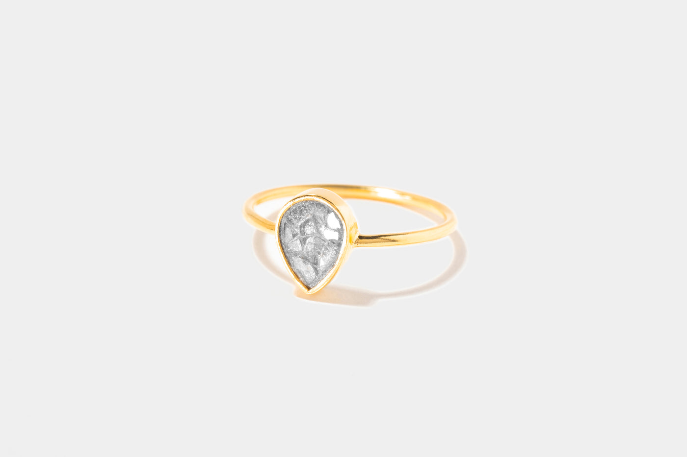 Raw Uncut Gold Vermeil Ring