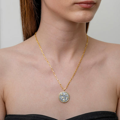 Amil Gold Vermeil Pendant Necklace