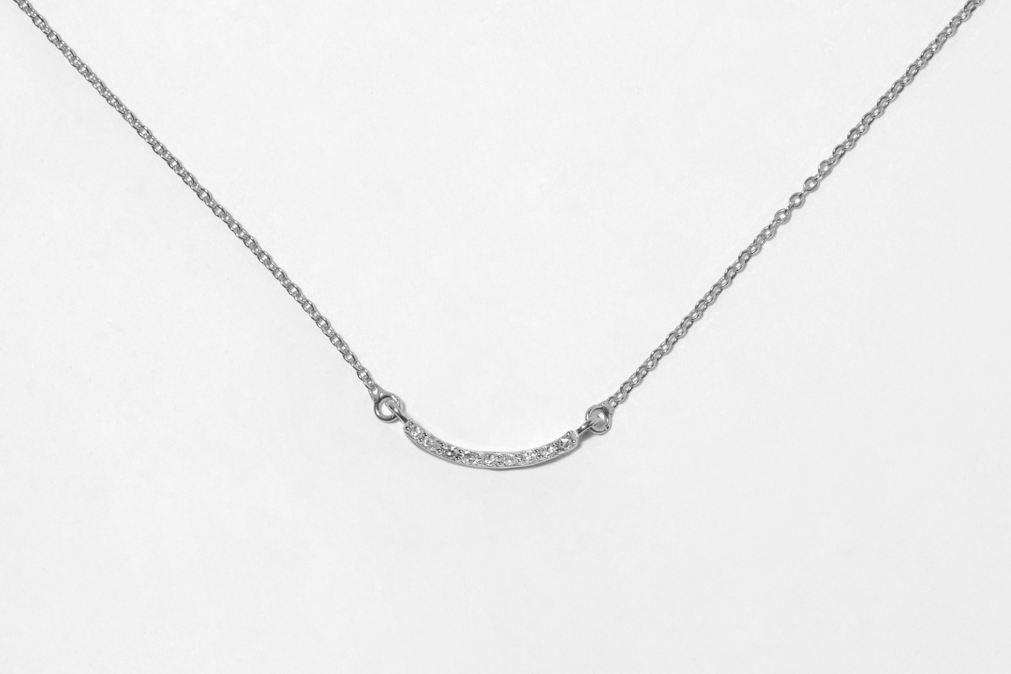 Lola Oxidized Silver Pendant Necklace