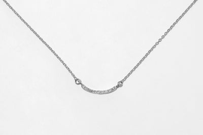 Lola Oxidized Silver Pendant Necklace
