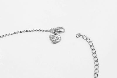 Lola Oxidized Silver Pendant Necklace