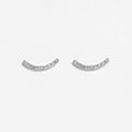 Lola Oxidized Silver Stud Earrings