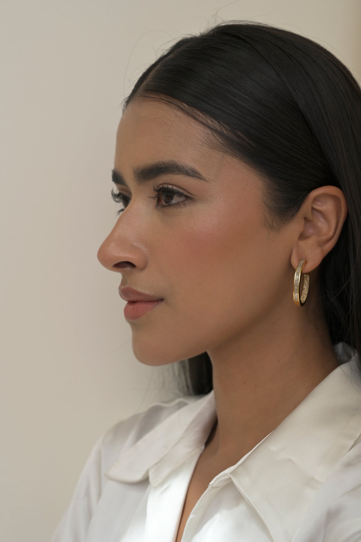 Aubrey Small Gold Vermeil Hoop Earrings
