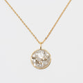 Mini Aquarius Gold Vermeil  Pendant Necklace